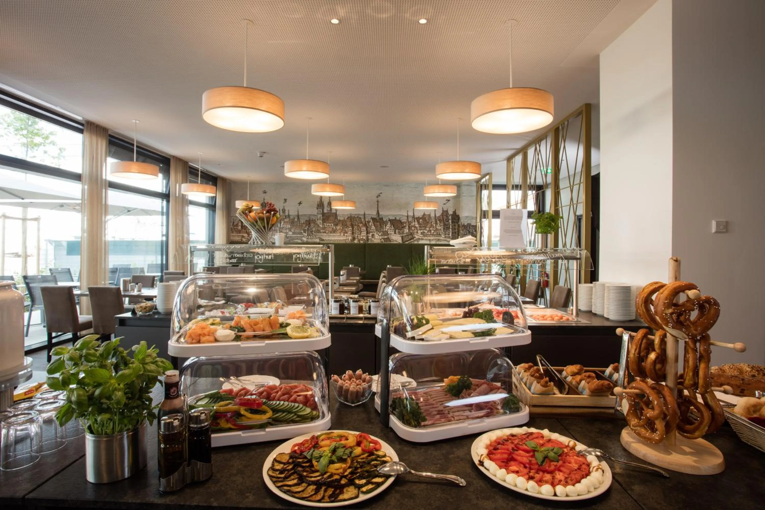 Buffet breakfast in Hotel am Campus