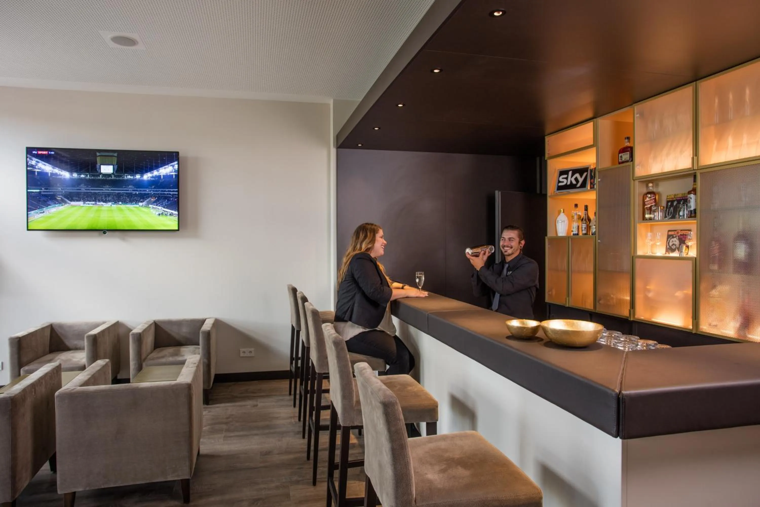 Lounge or bar in Hotel am Campus