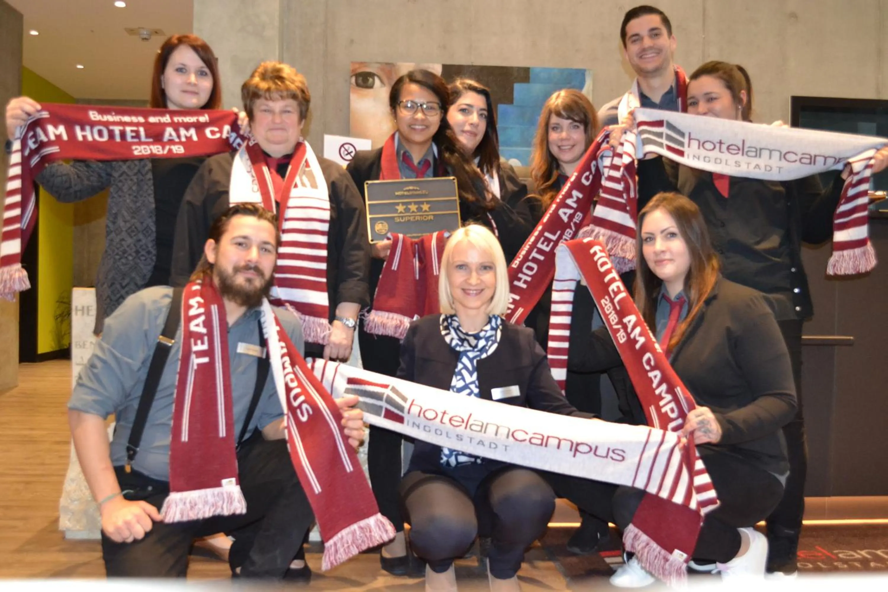 People in Hotel am Campus