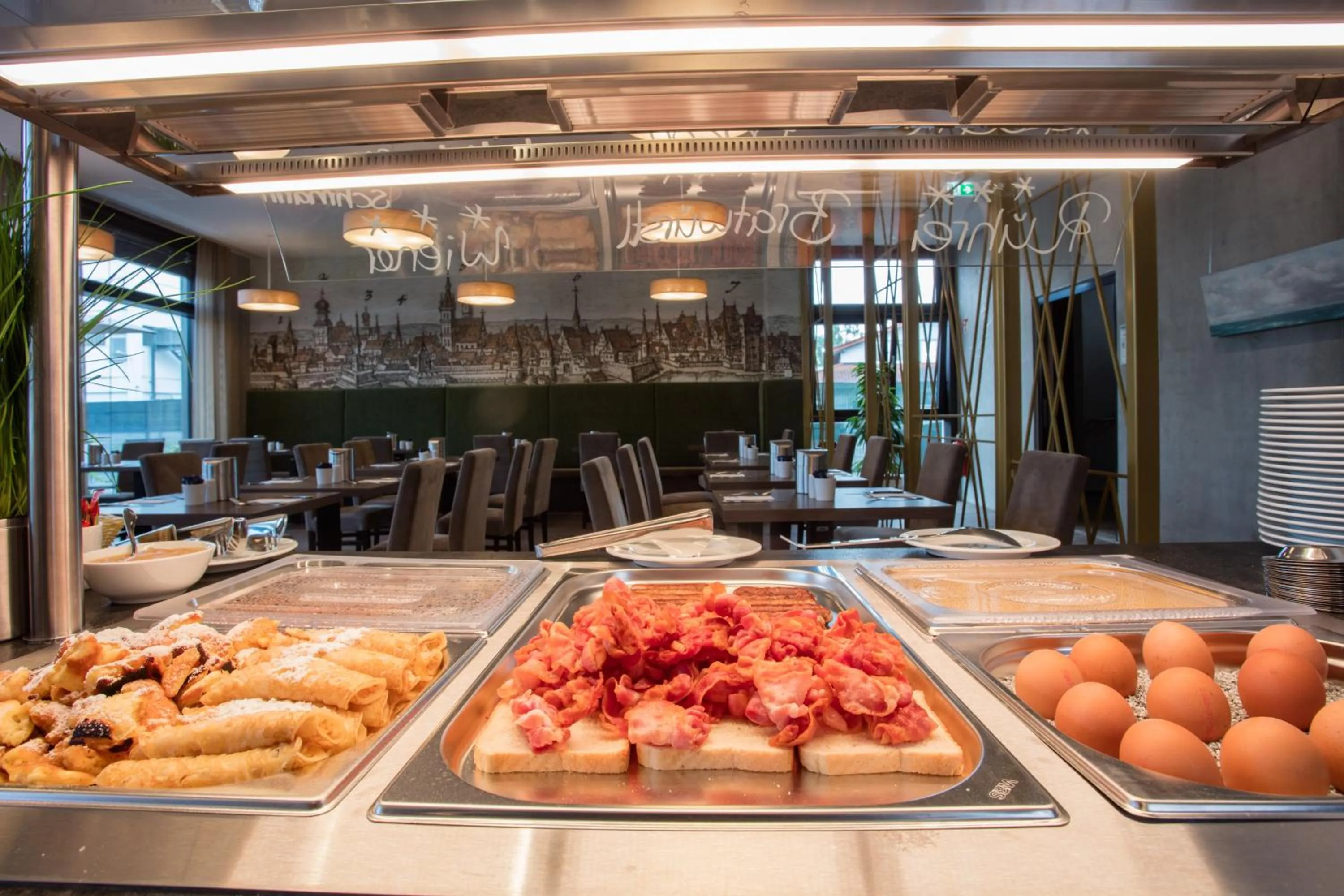 Buffet breakfast in Hotel am Campus