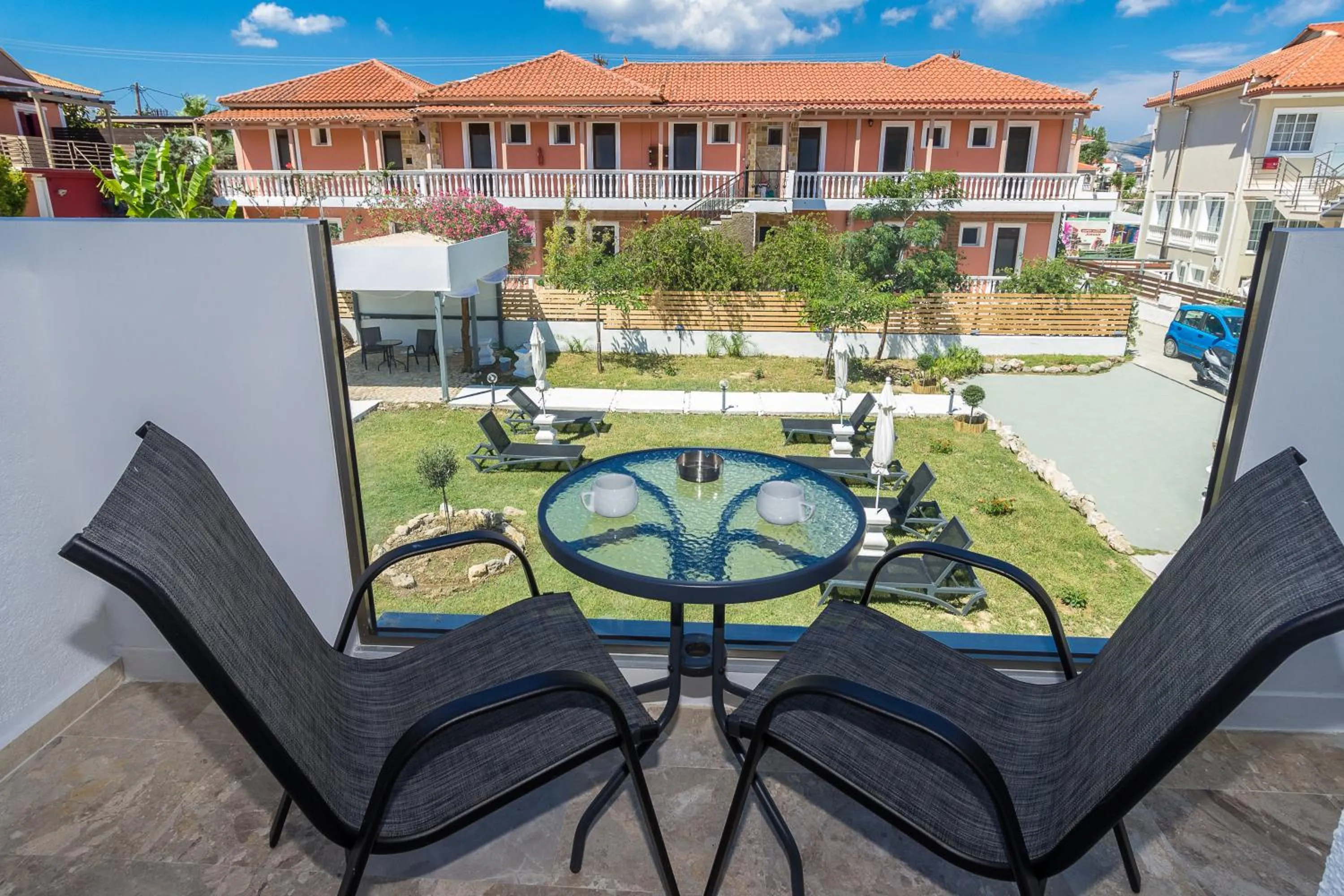 Balcony/Terrace in Rooms 48 by Zante Plaza