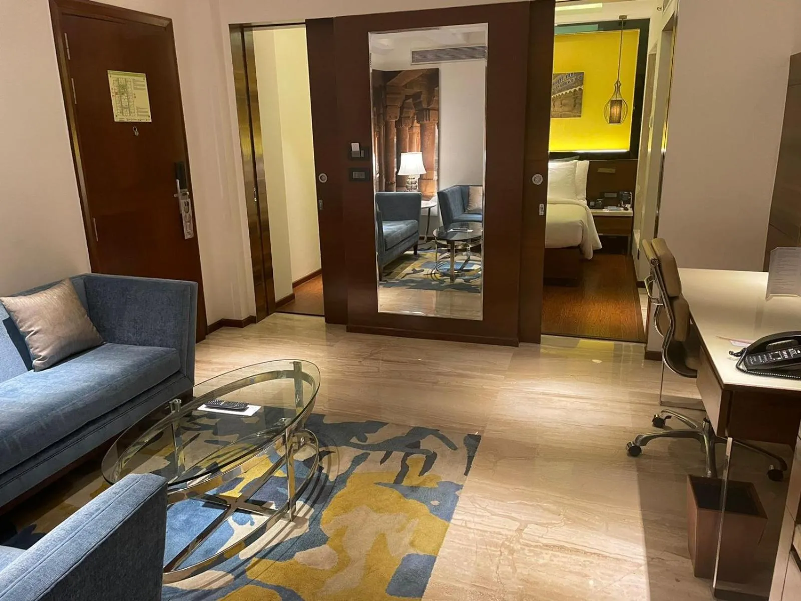 Seating area in Radisson Gwalior