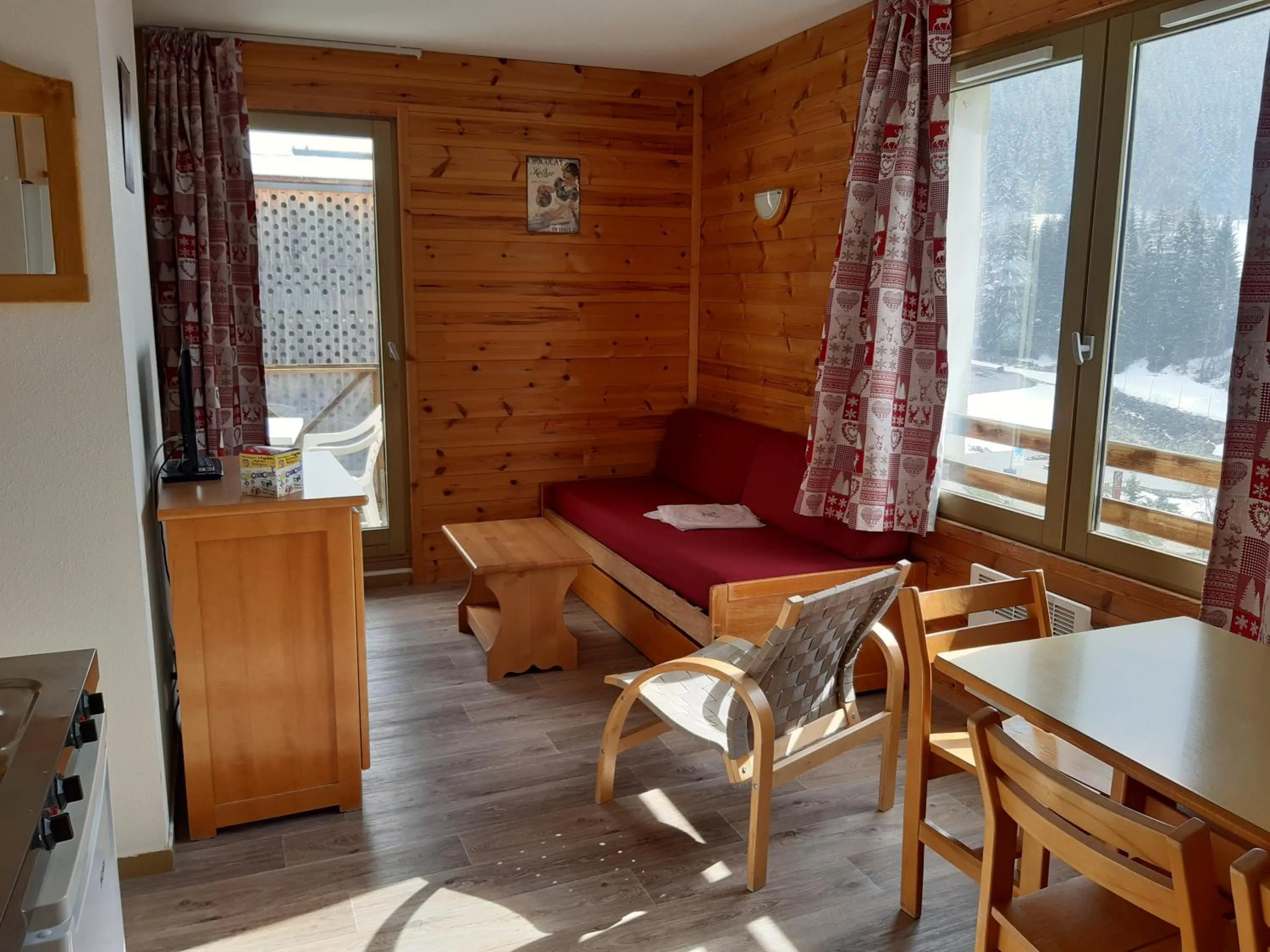 Living room in Résidence Capfun Couleurs Soleil, Oz en Oisans