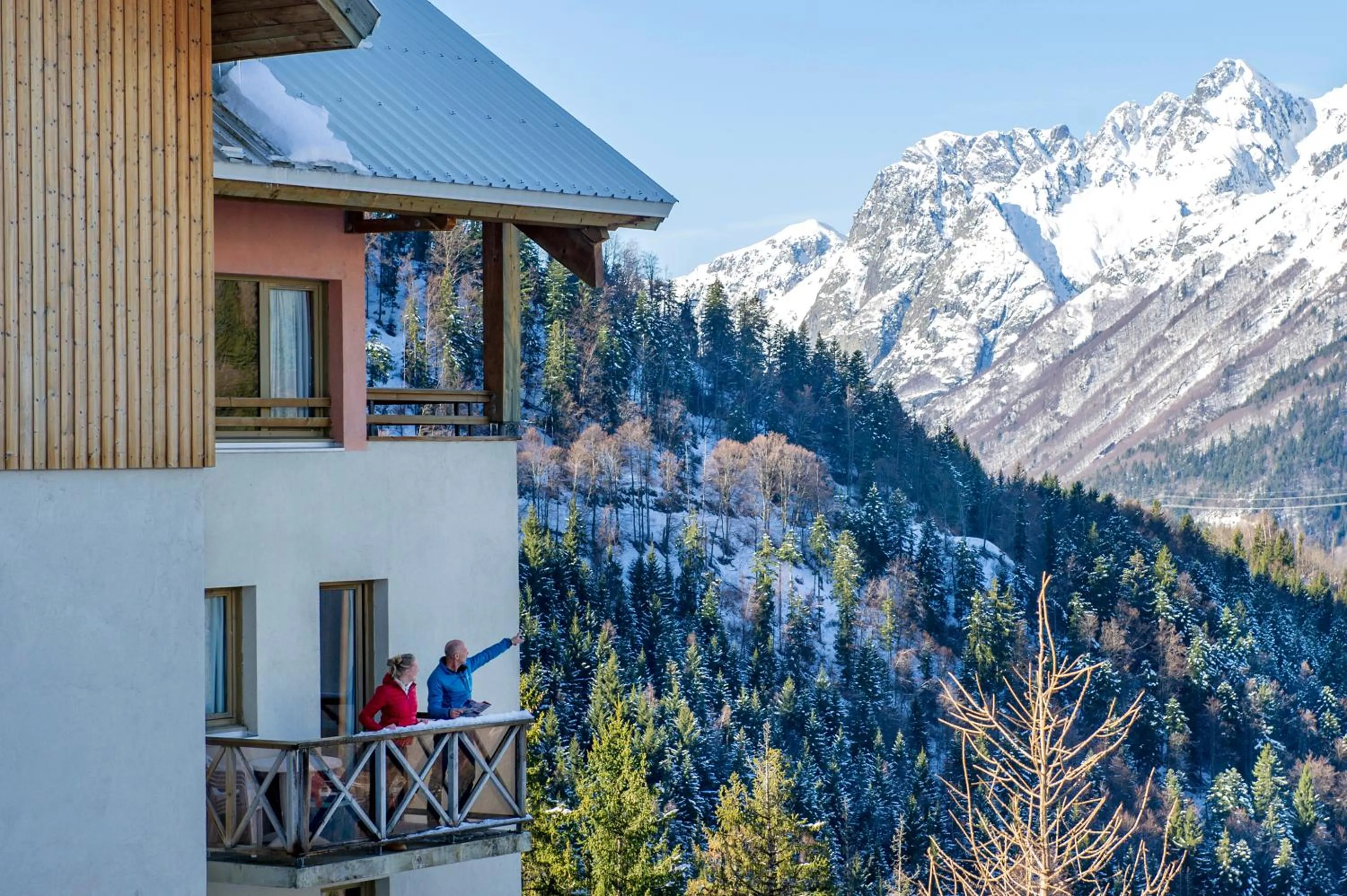 Mountain view in Résidence Capfun Couleurs Soleil, Oz en Oisans