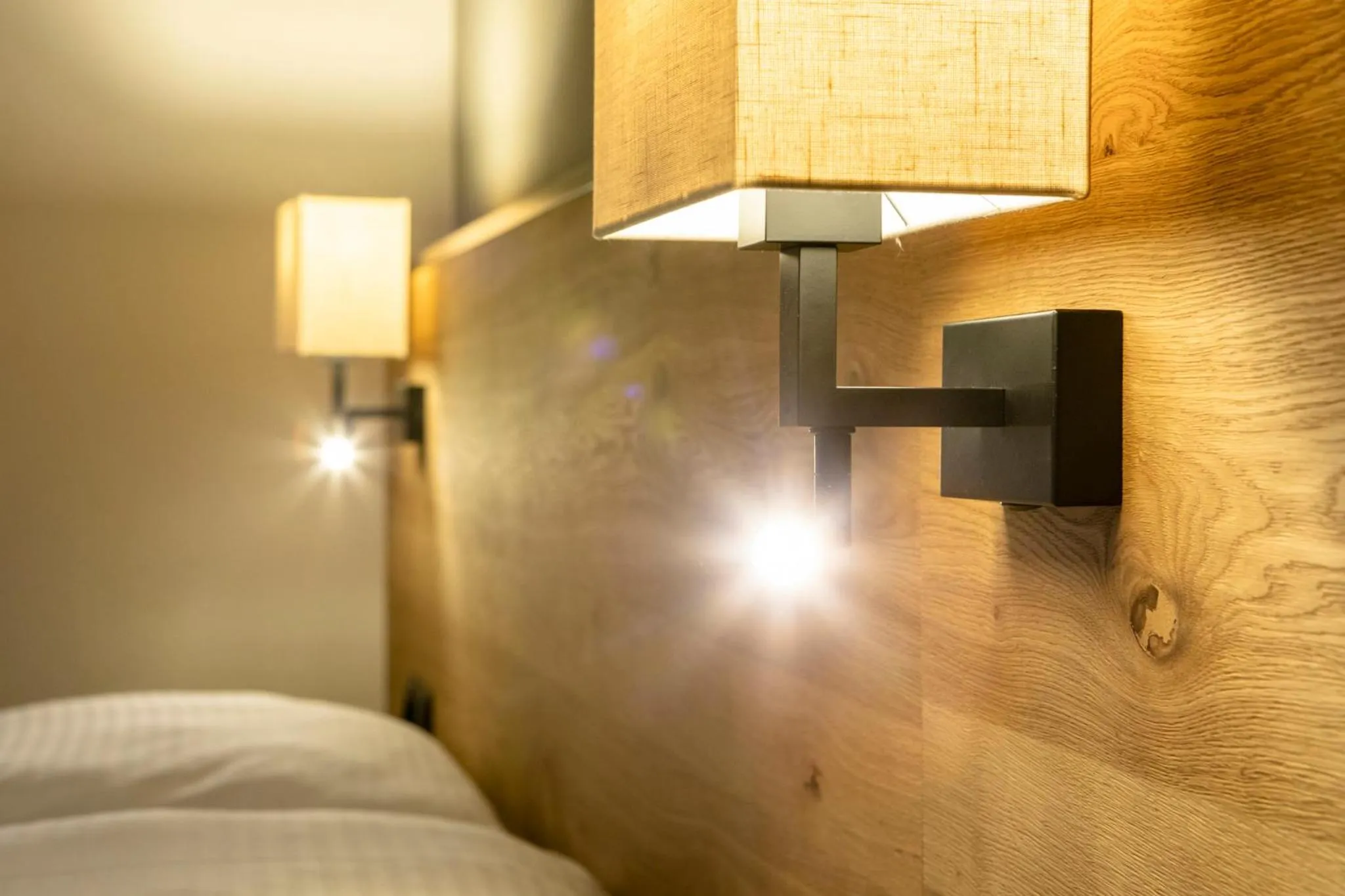 Decorative detail, Bed in Hotel Stockerwirt