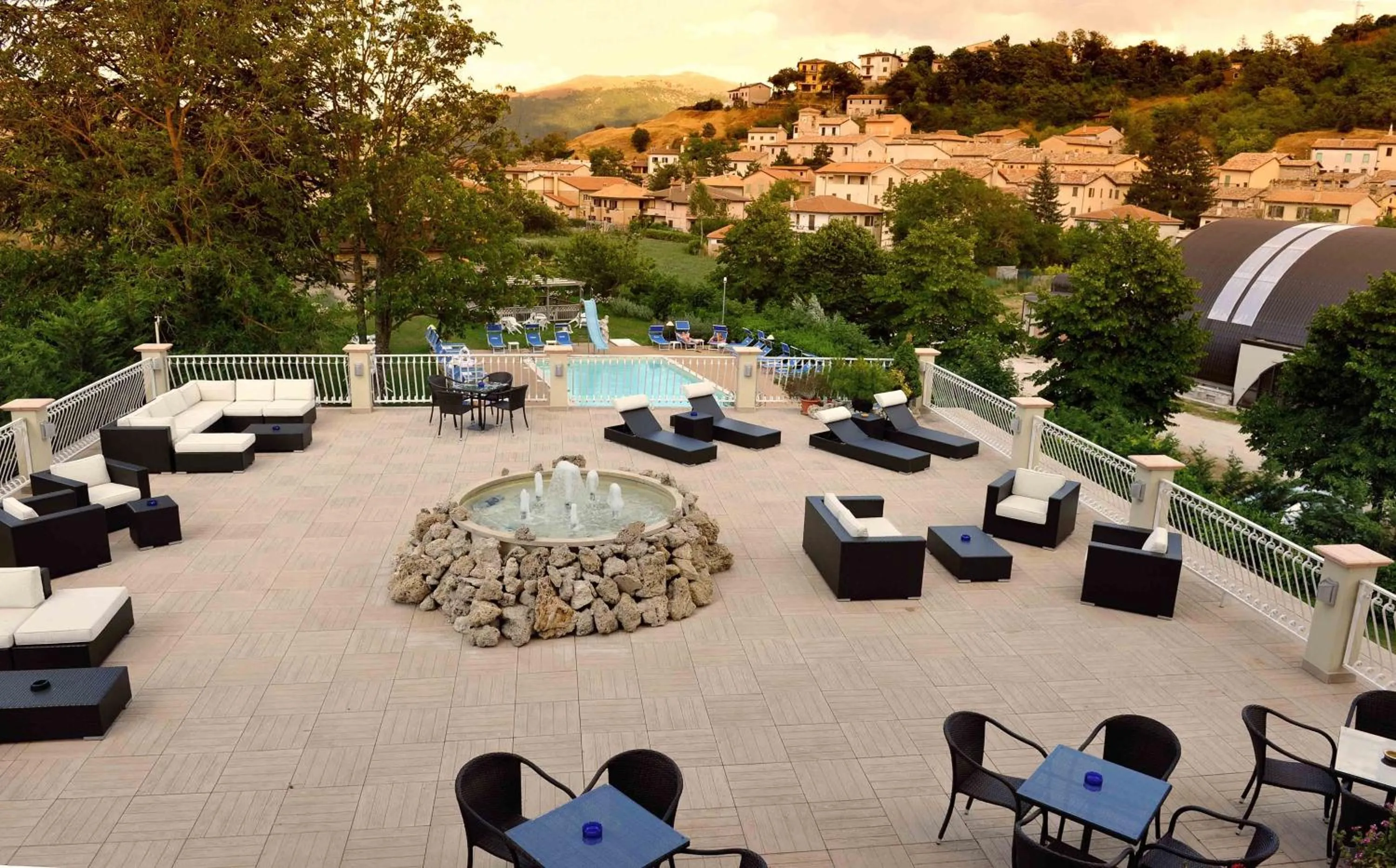 Balcony/Terrace in Hotel Benessere Villa Fiorita