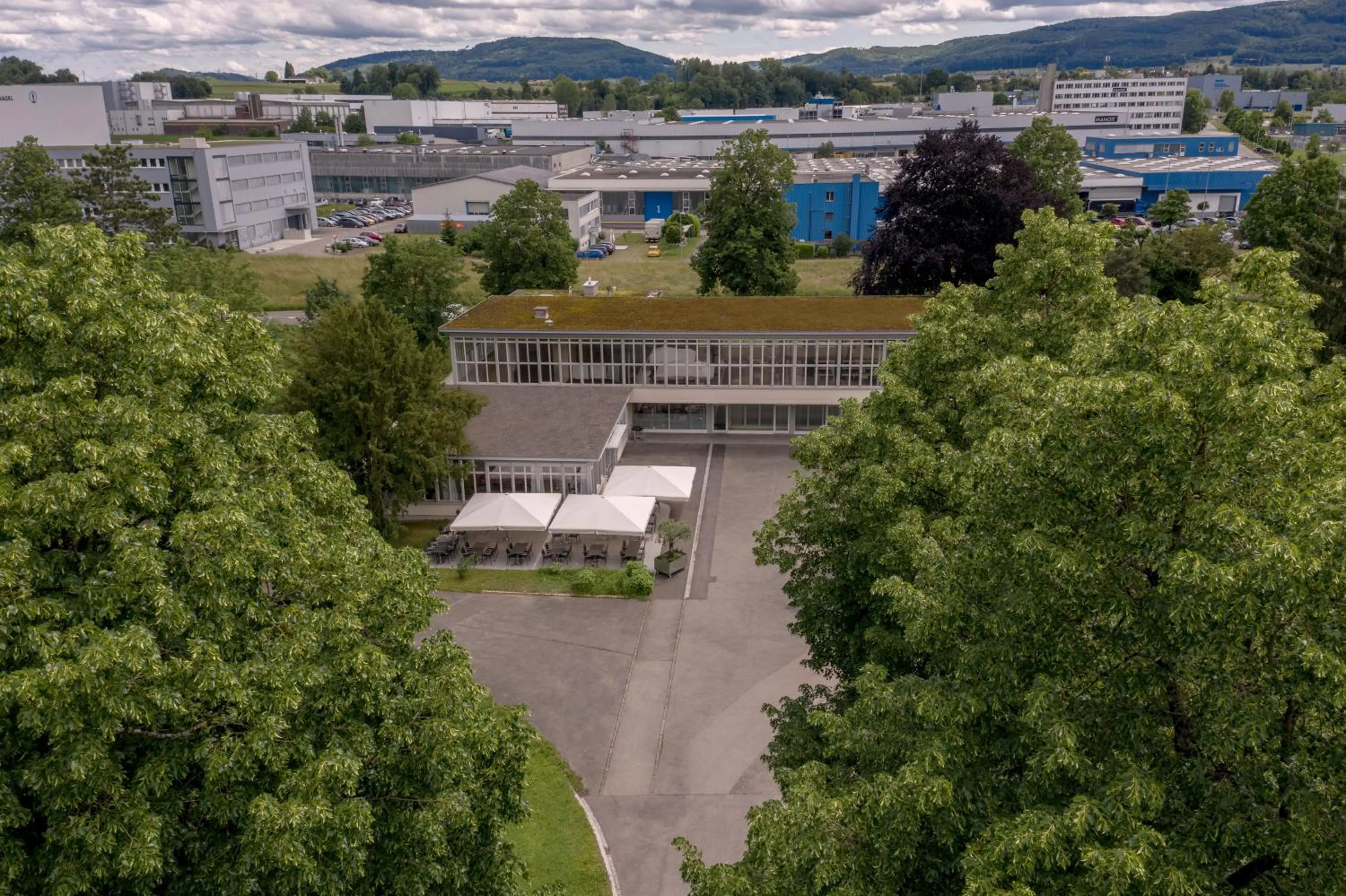 Bird's eye view in Bata Club Haus