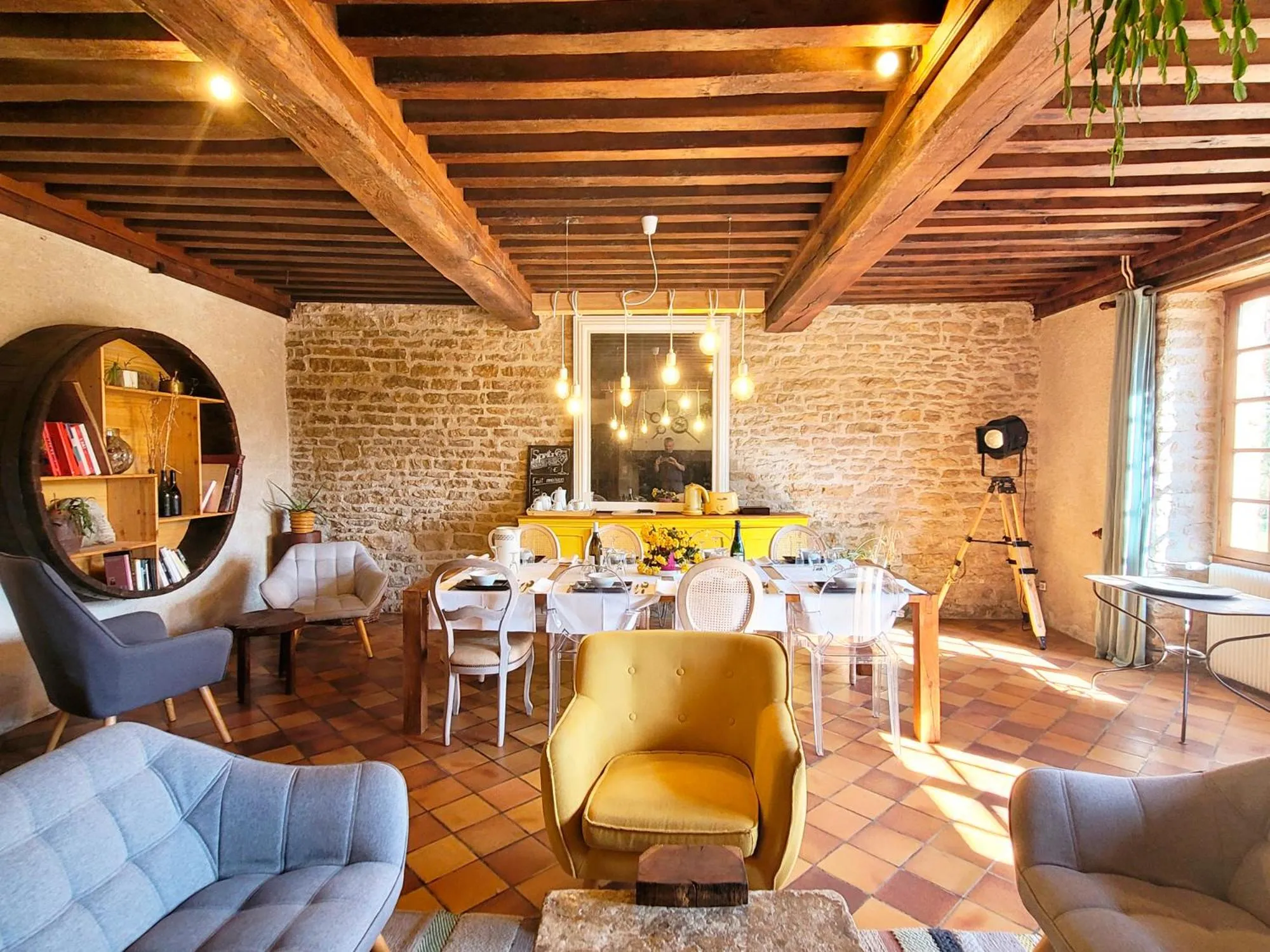 Living room in Jardin des Sens, la Rente d'Eguilly