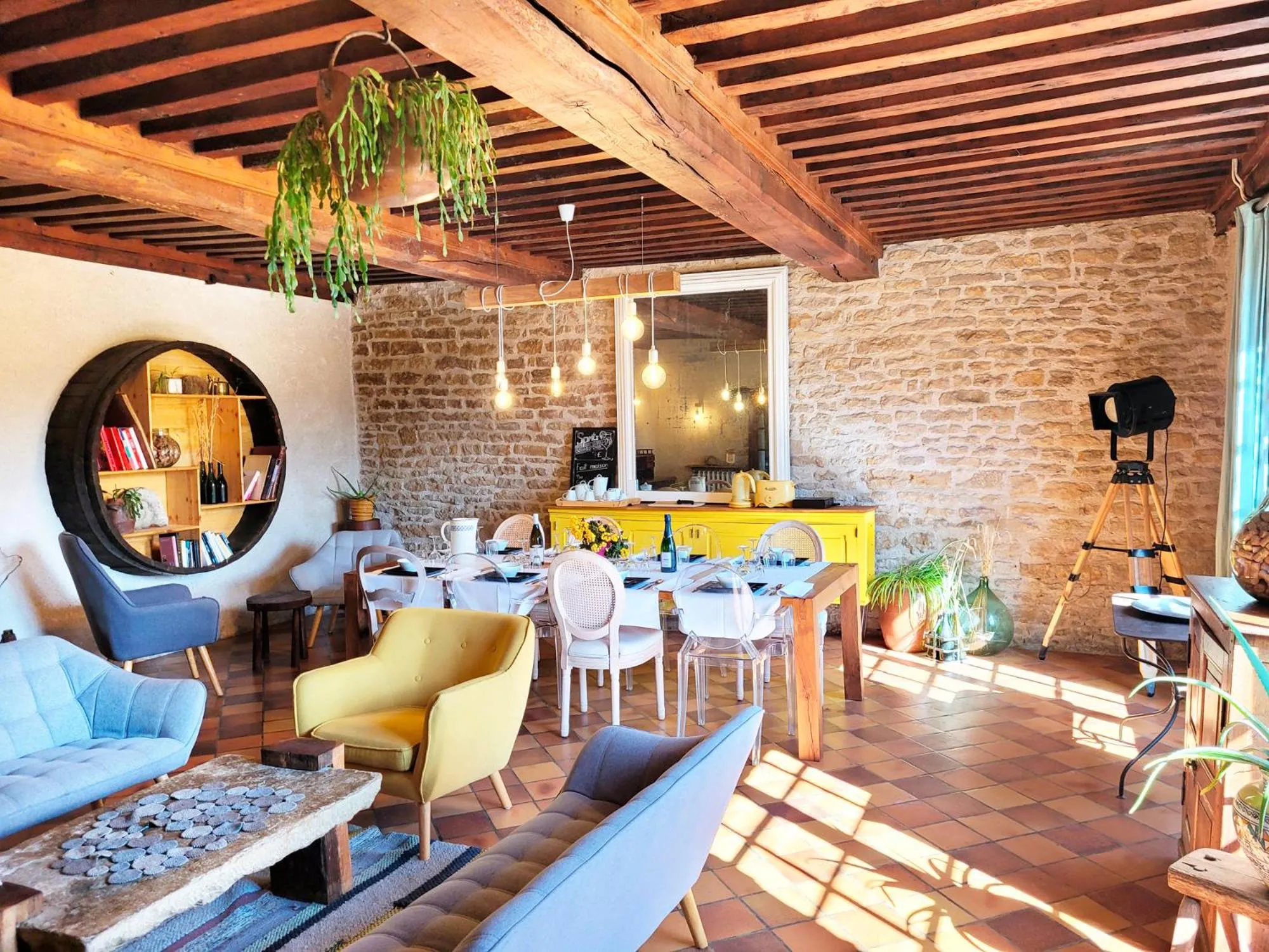 Living room in Jardin des Sens, la Rente d'Eguilly