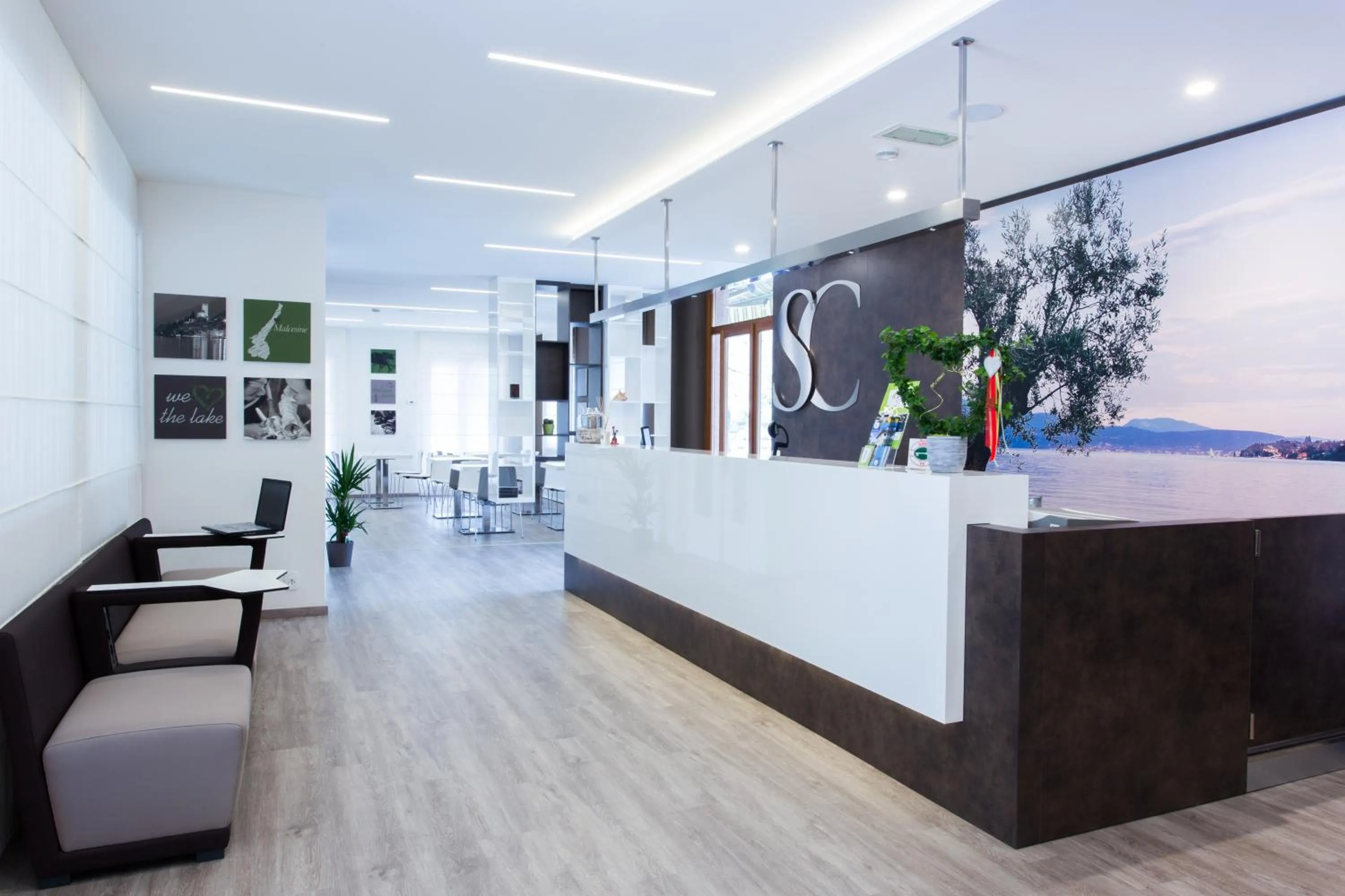 Lobby or reception in Hotel San Carlo