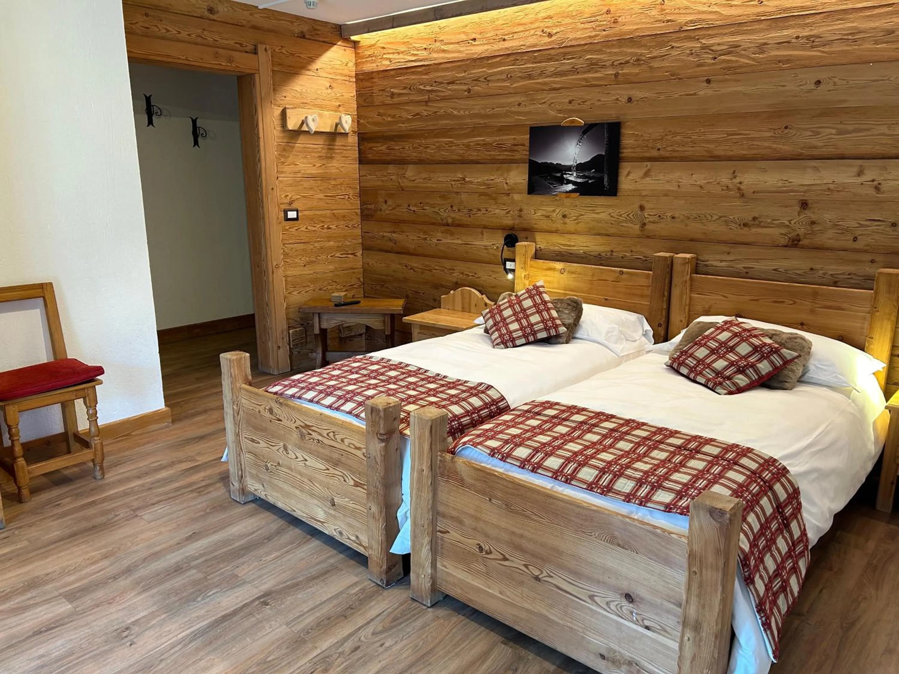 Bed in Hotel Stella Alpina