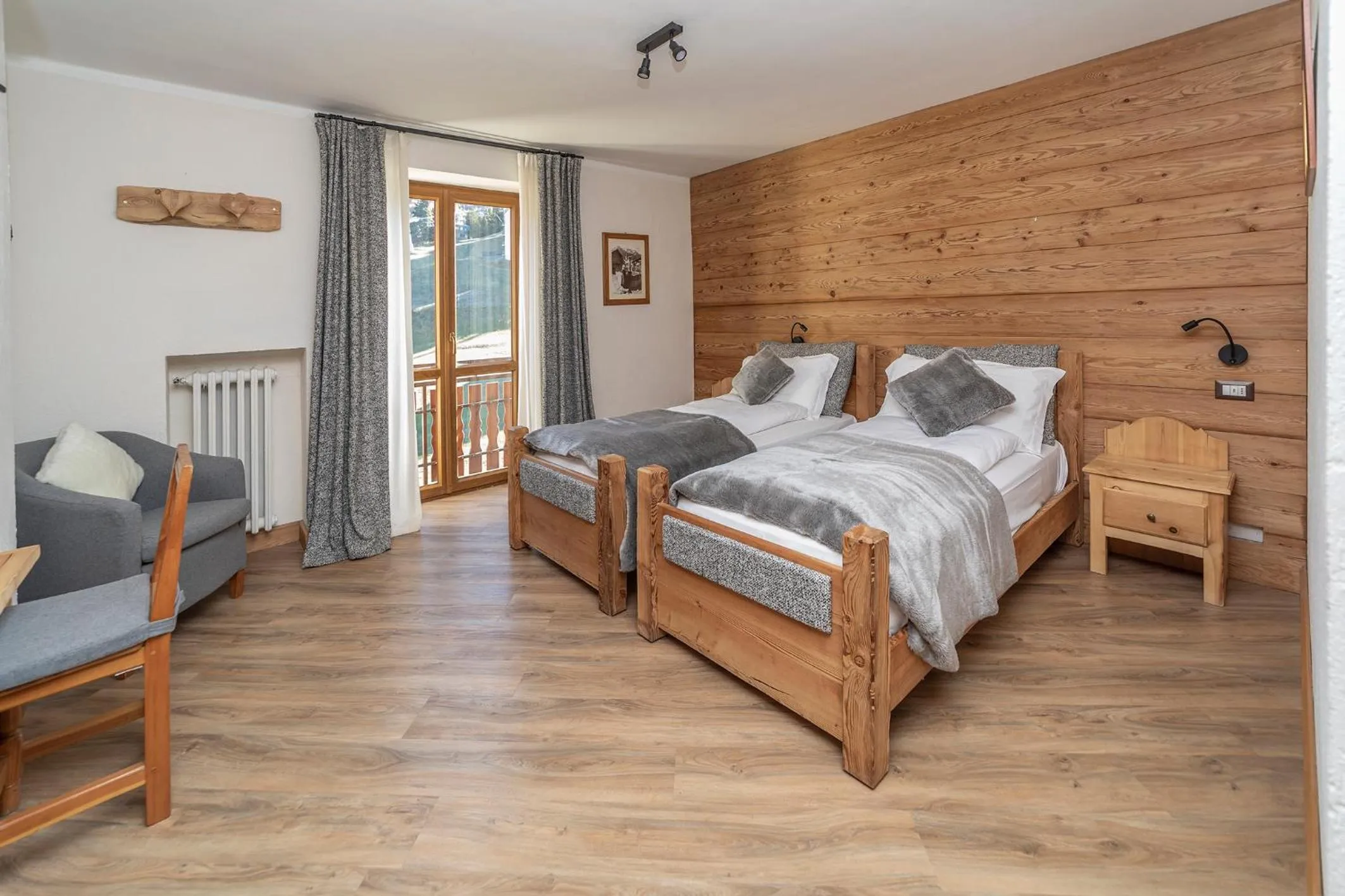 Bed in Hotel Stella Alpina