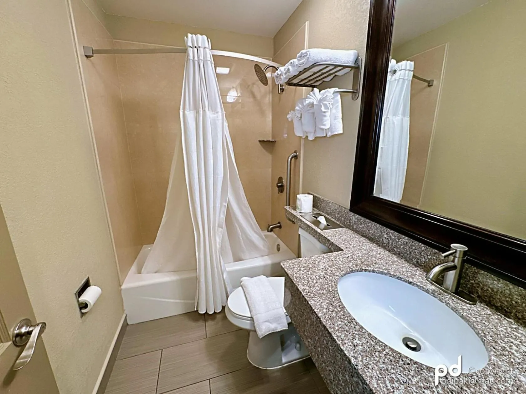 Bathroom in Travel Inn & Suites Flemington