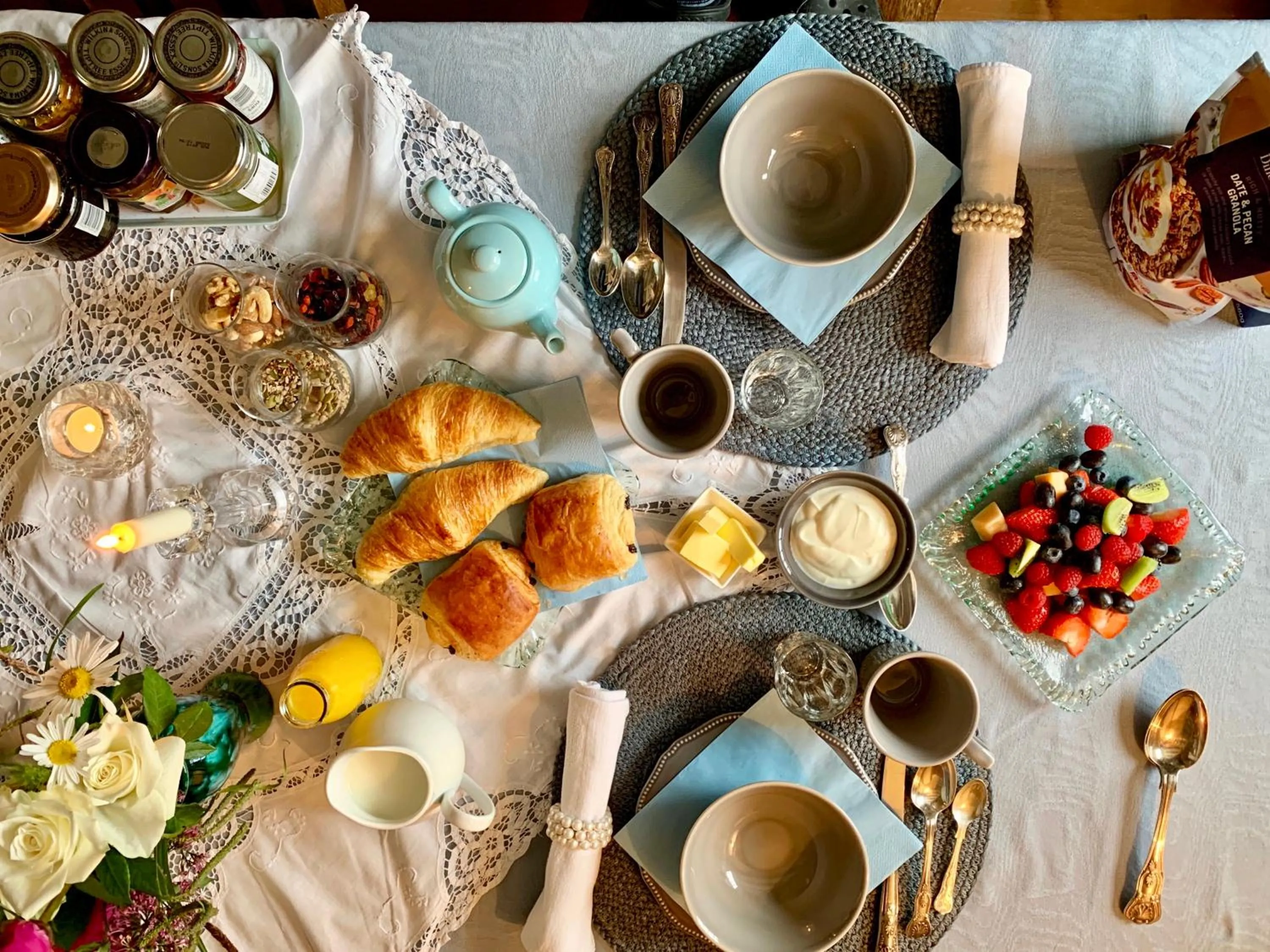 Food and drinks in The Tea House