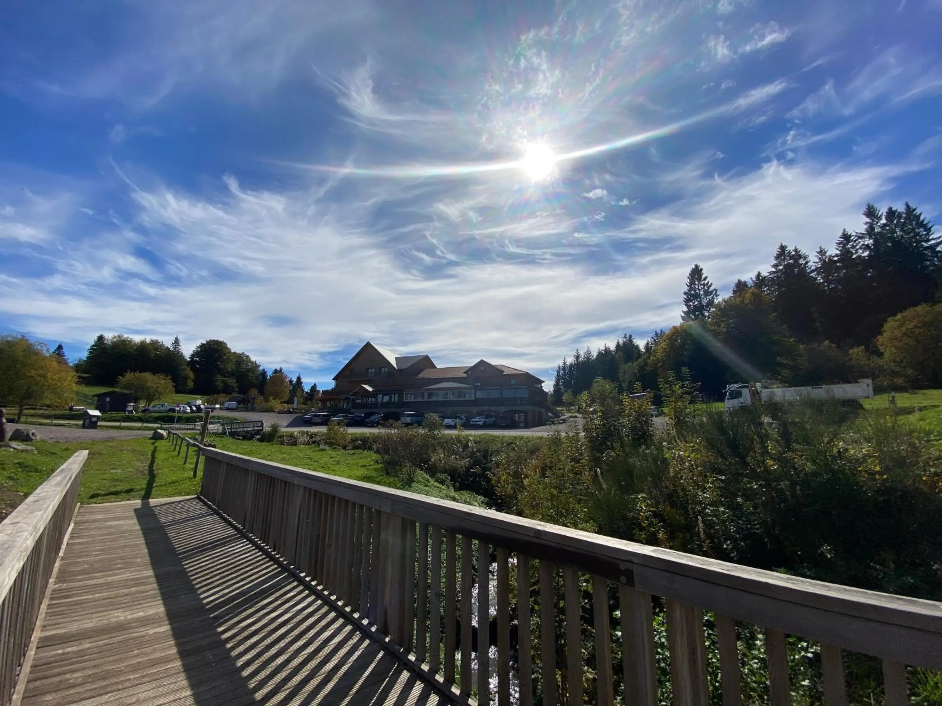 Garden in Hotel Restaurant Mont Champ du Feu