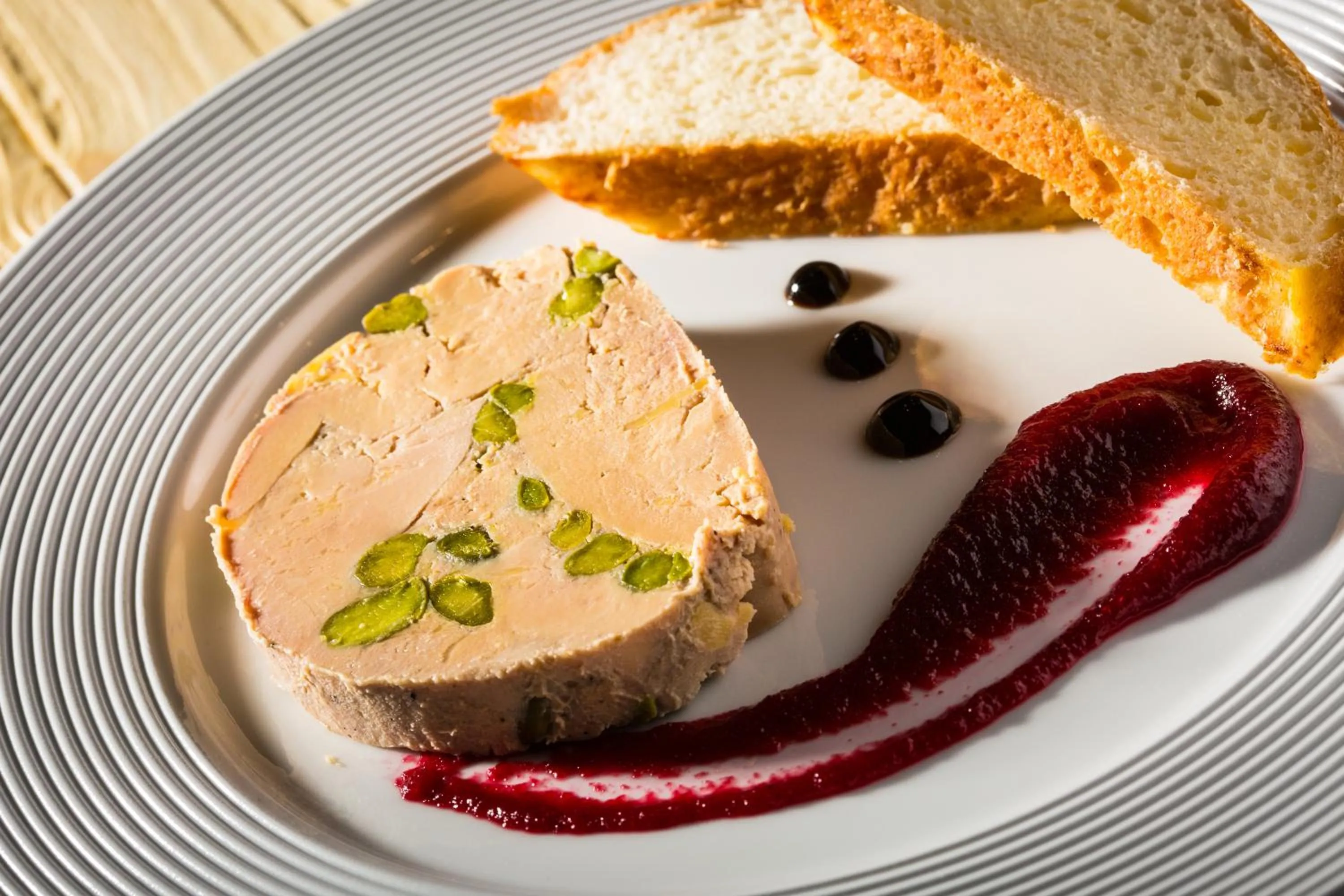 Food close-up in Hotel Restaurant Mont Champ du Feu