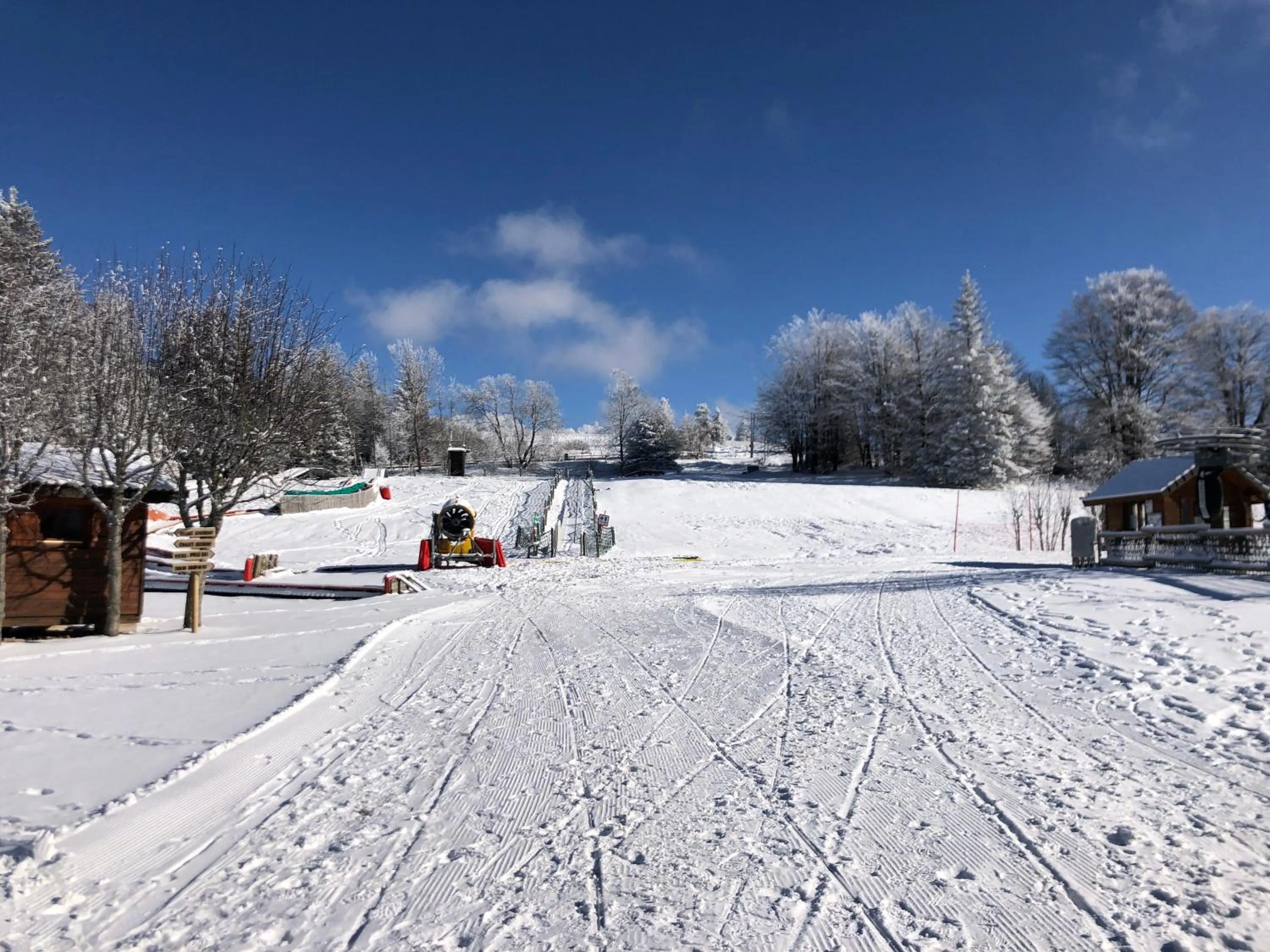 Winter in Hotel Restaurant Mont Champ du Feu
