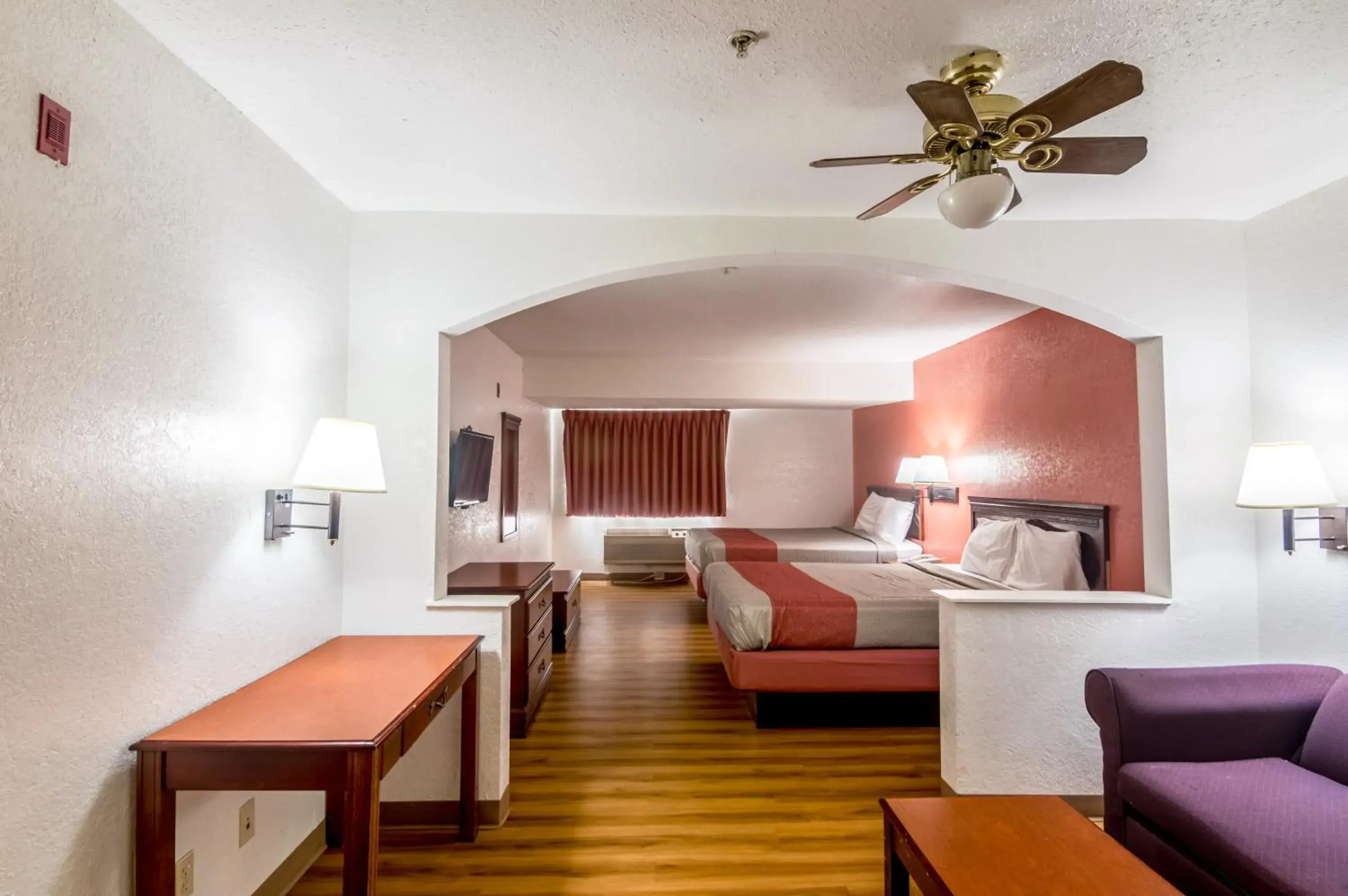 Queen Room with Two Queen Beds - single occupancy - Disability Access - Roll In Shower in Motel 6-Oklahoma City, OK Queen Room with Two Queen Beds - single occupancy - Disability Access - Roll In Shower in Motel 6-Oklahoma City, OK