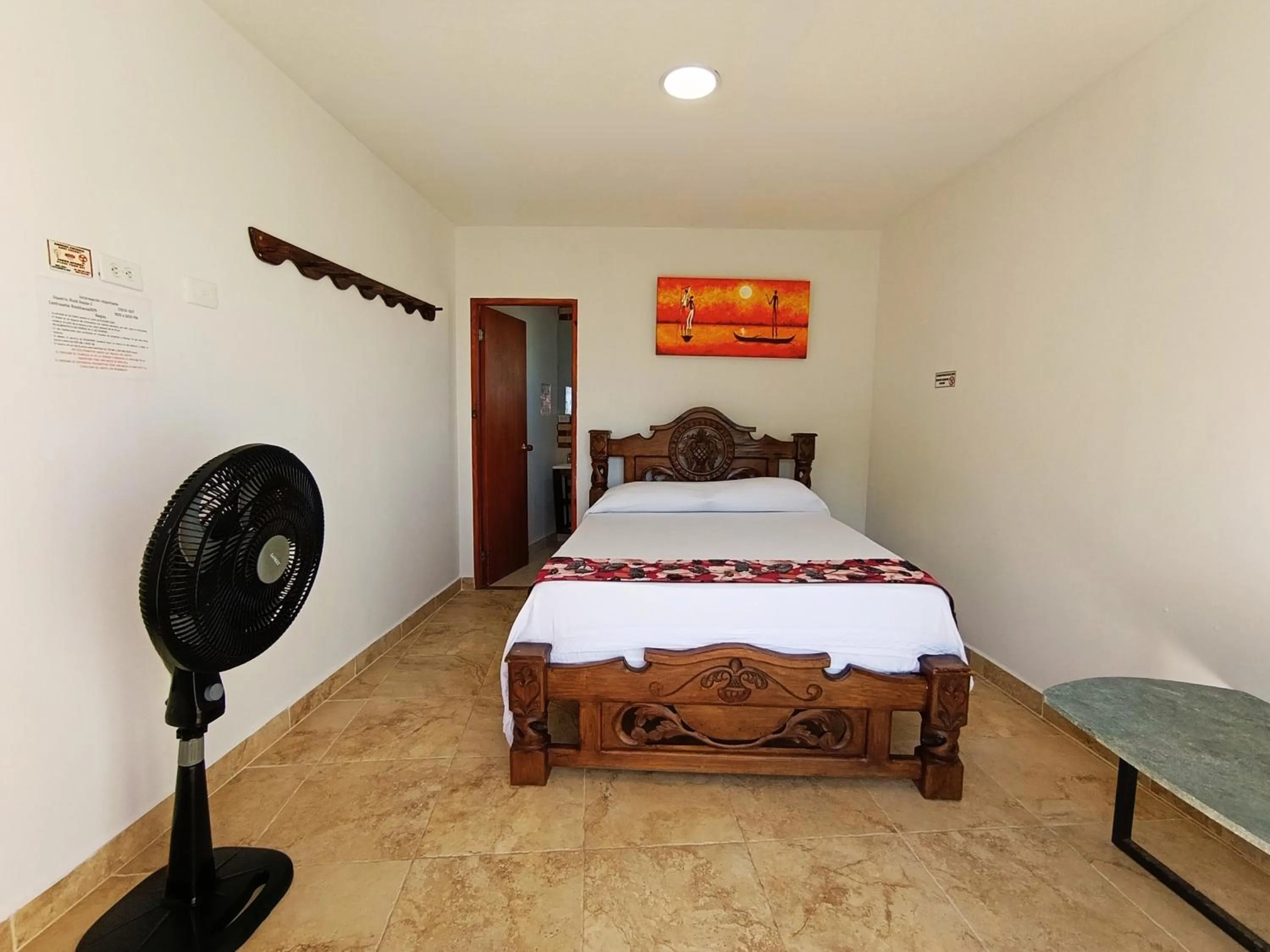 Photo of the whole room, Bed in The Rock House Eco