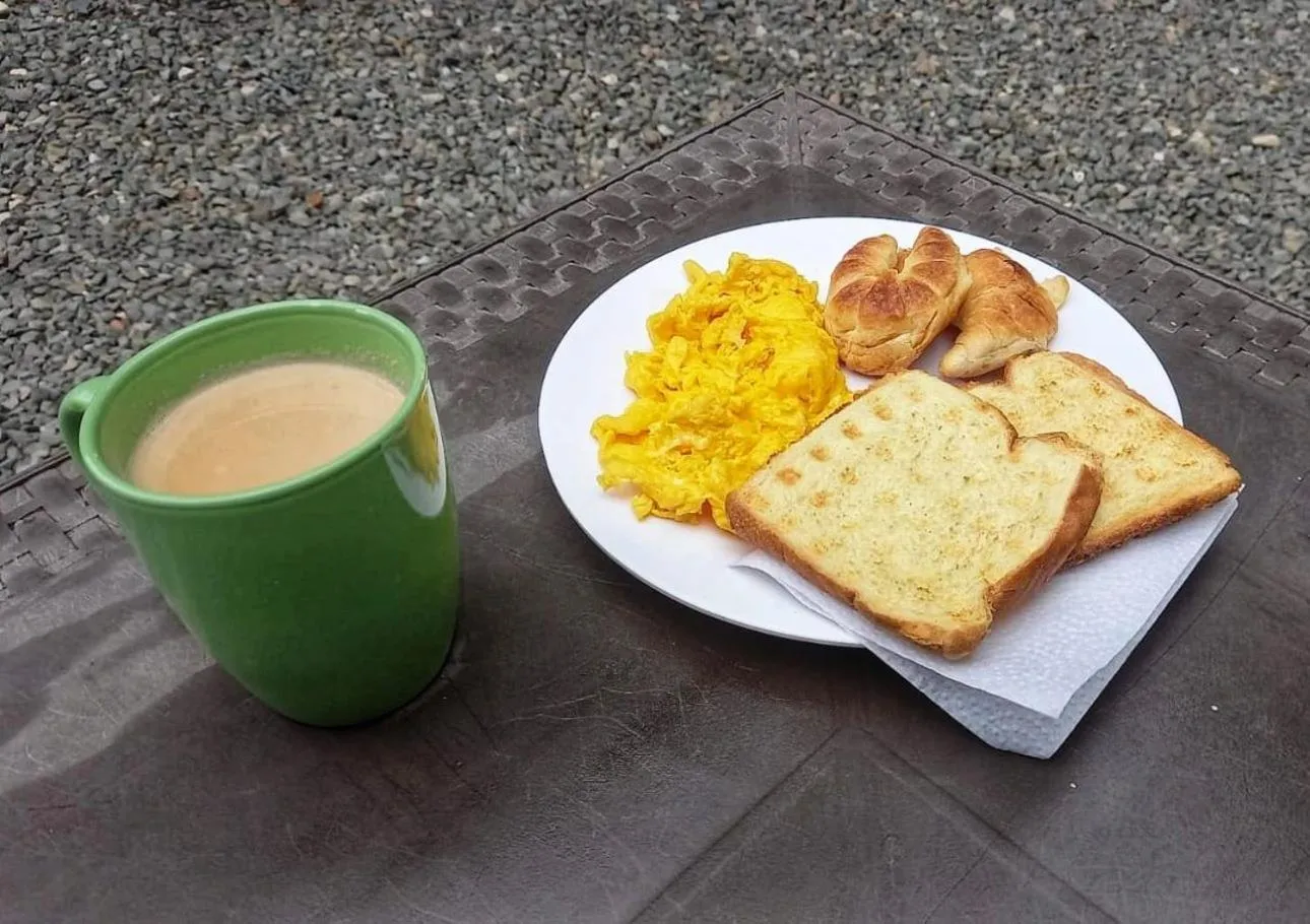 Breakfast in The Rock House Eco