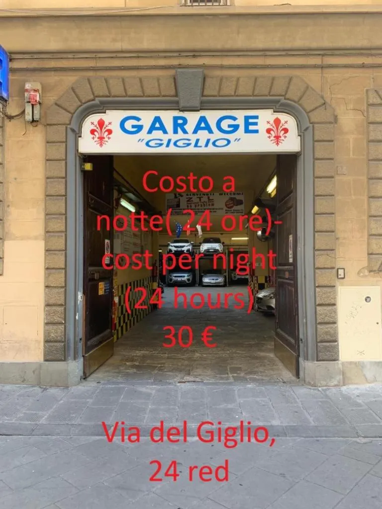 Parking in B&B Cerretani Palace