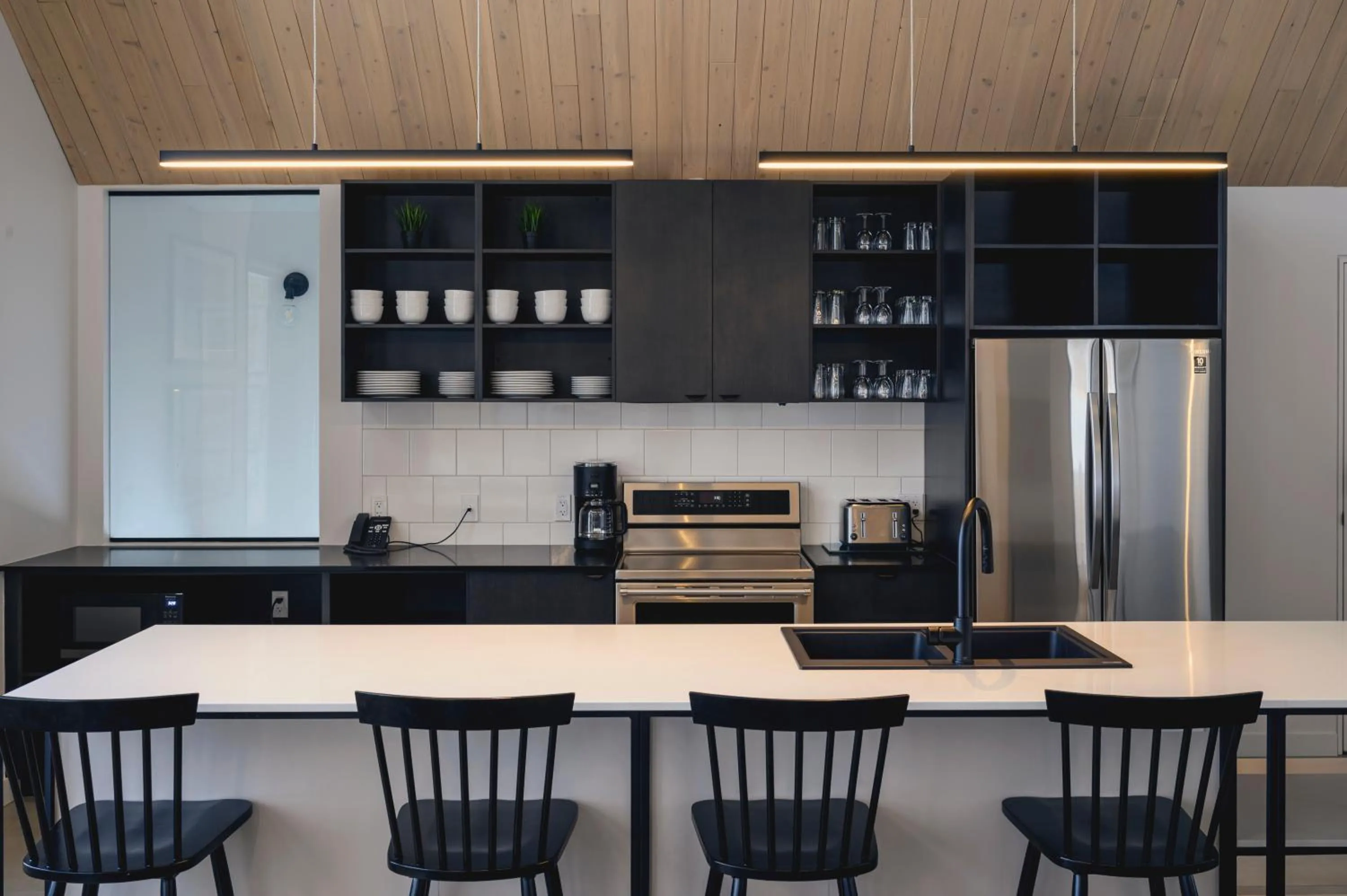 kitchen in Station Touristique Duchesnay - Sepaq