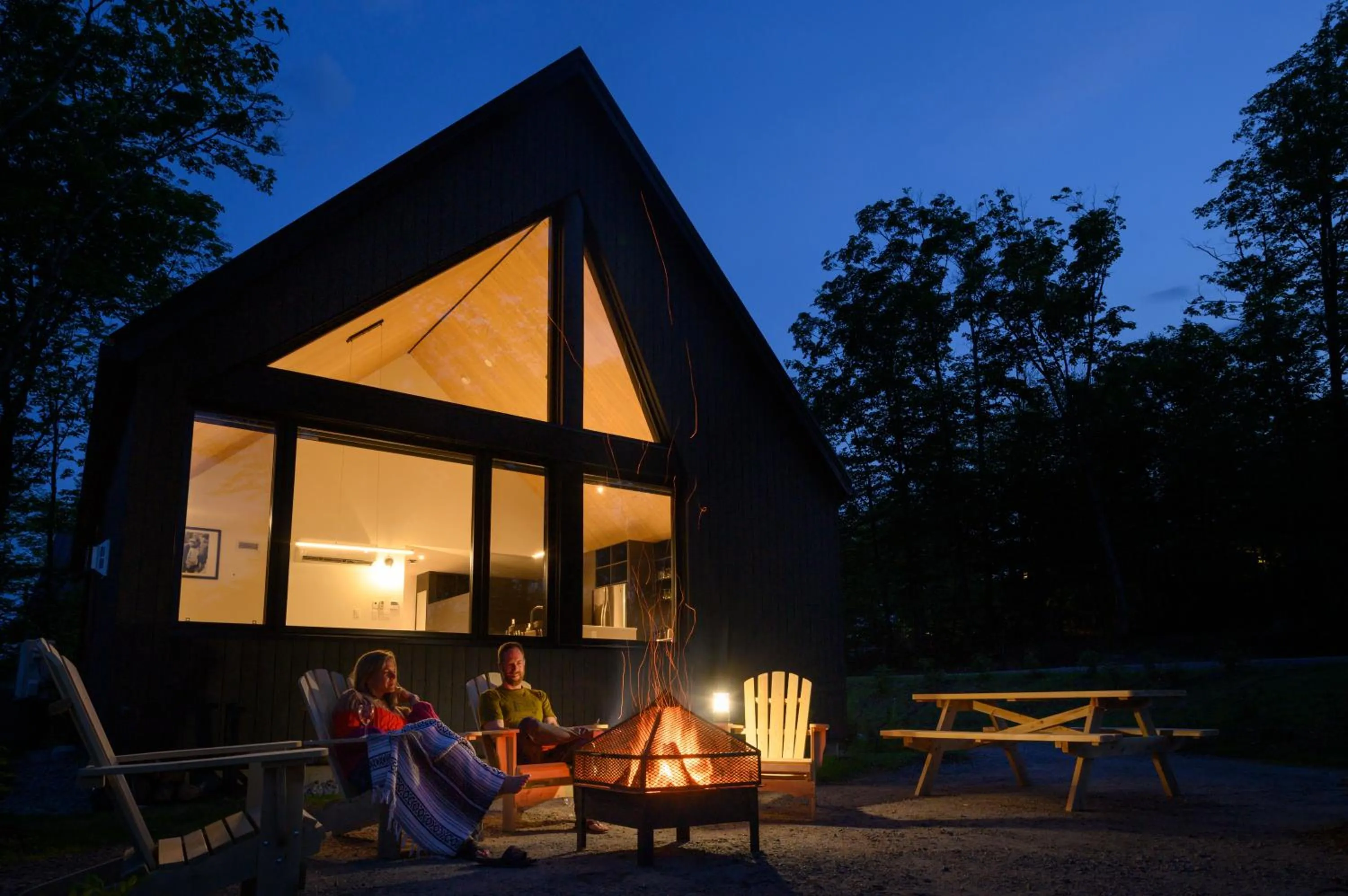 Sunset in Station Touristique Duchesnay - Sepaq