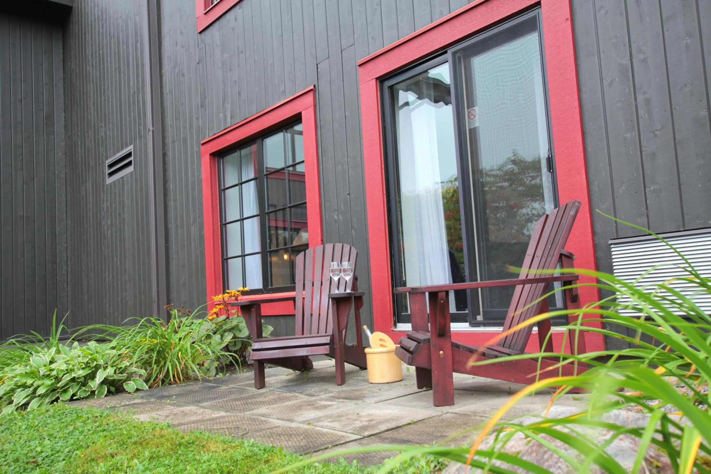 Balcony/Terrace in Station Touristique Duchesnay - Sepaq