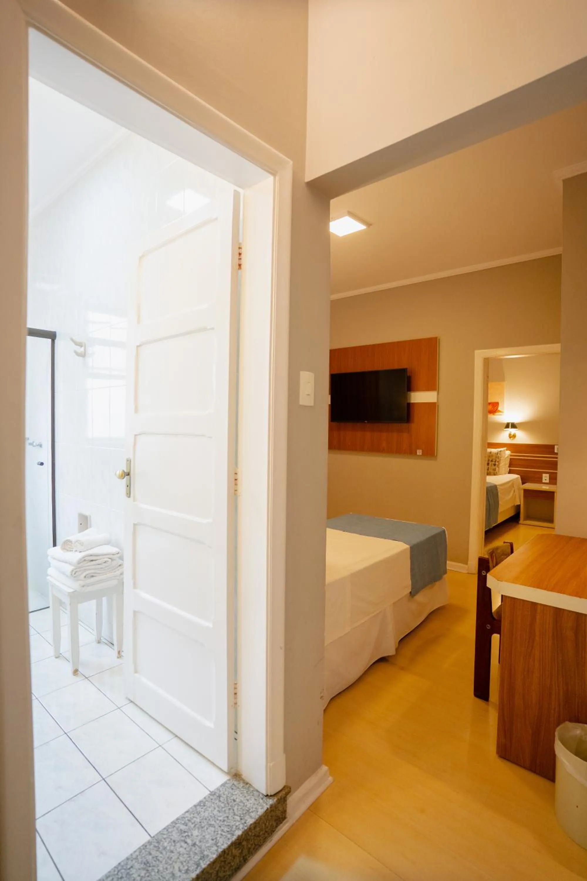 Bedroom, Bed in Hotel Minas Gerais