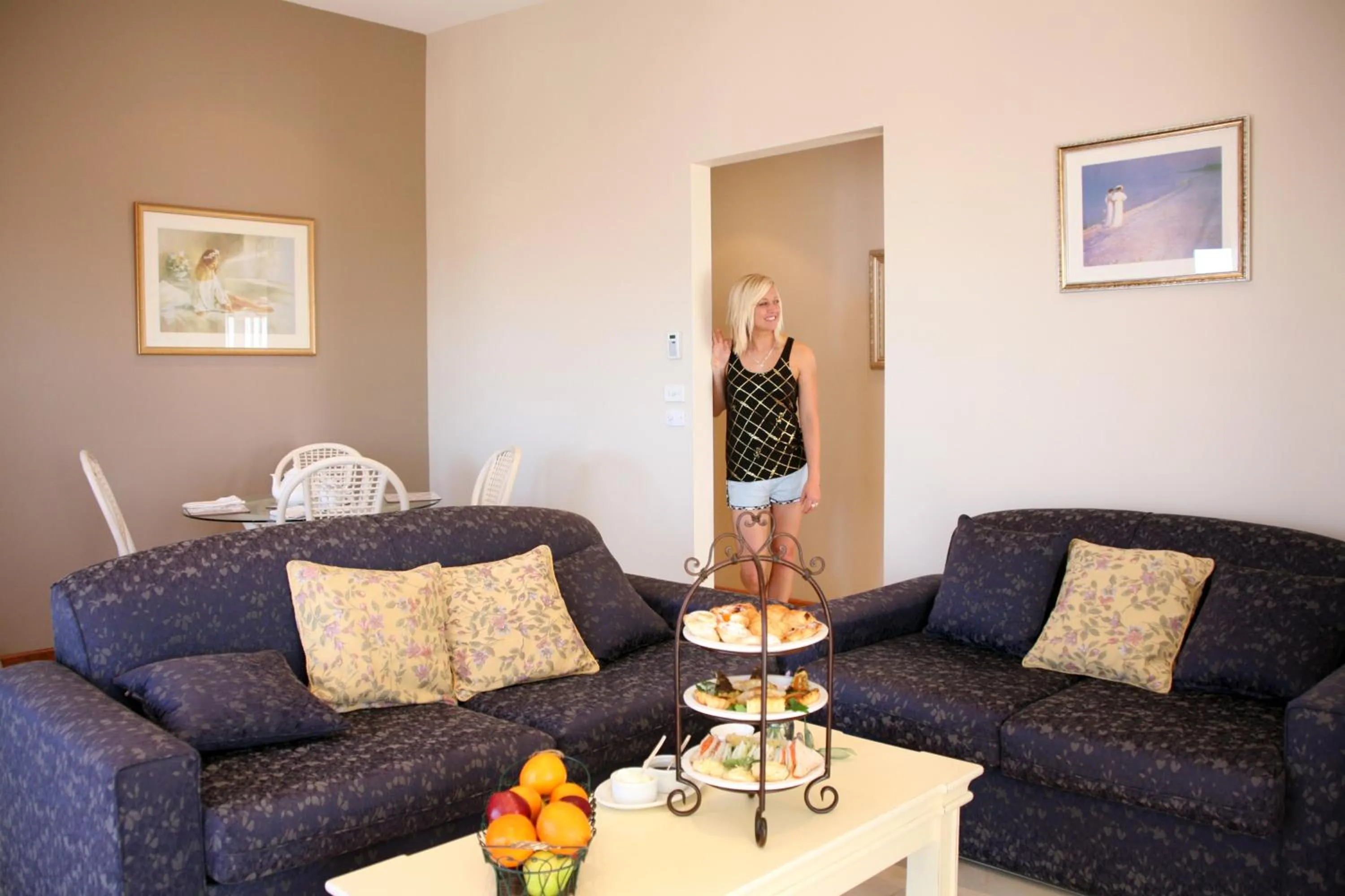 Living room in Lavender House Bed & Breakfast