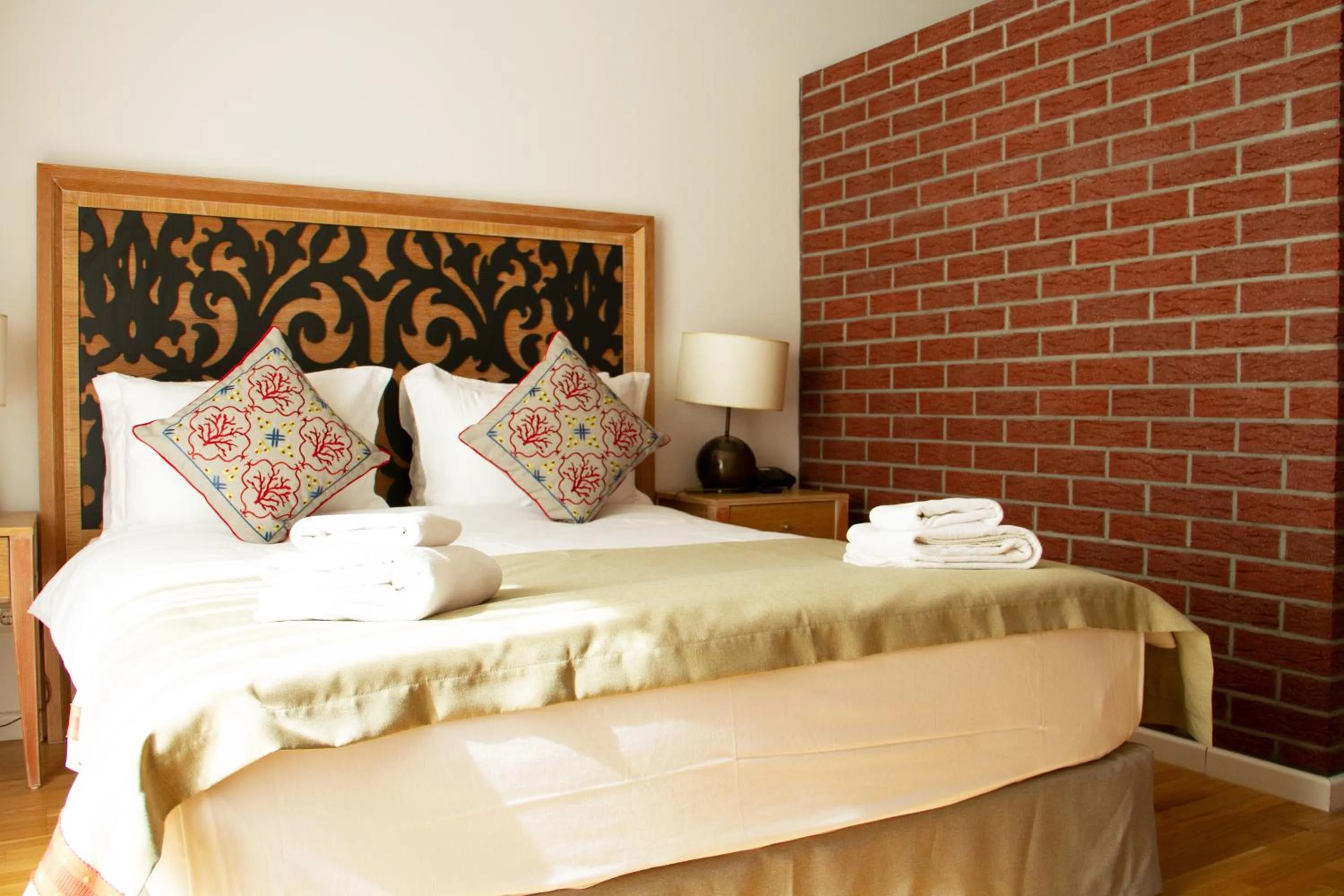 Bed in Hotel Altes Fährhaus