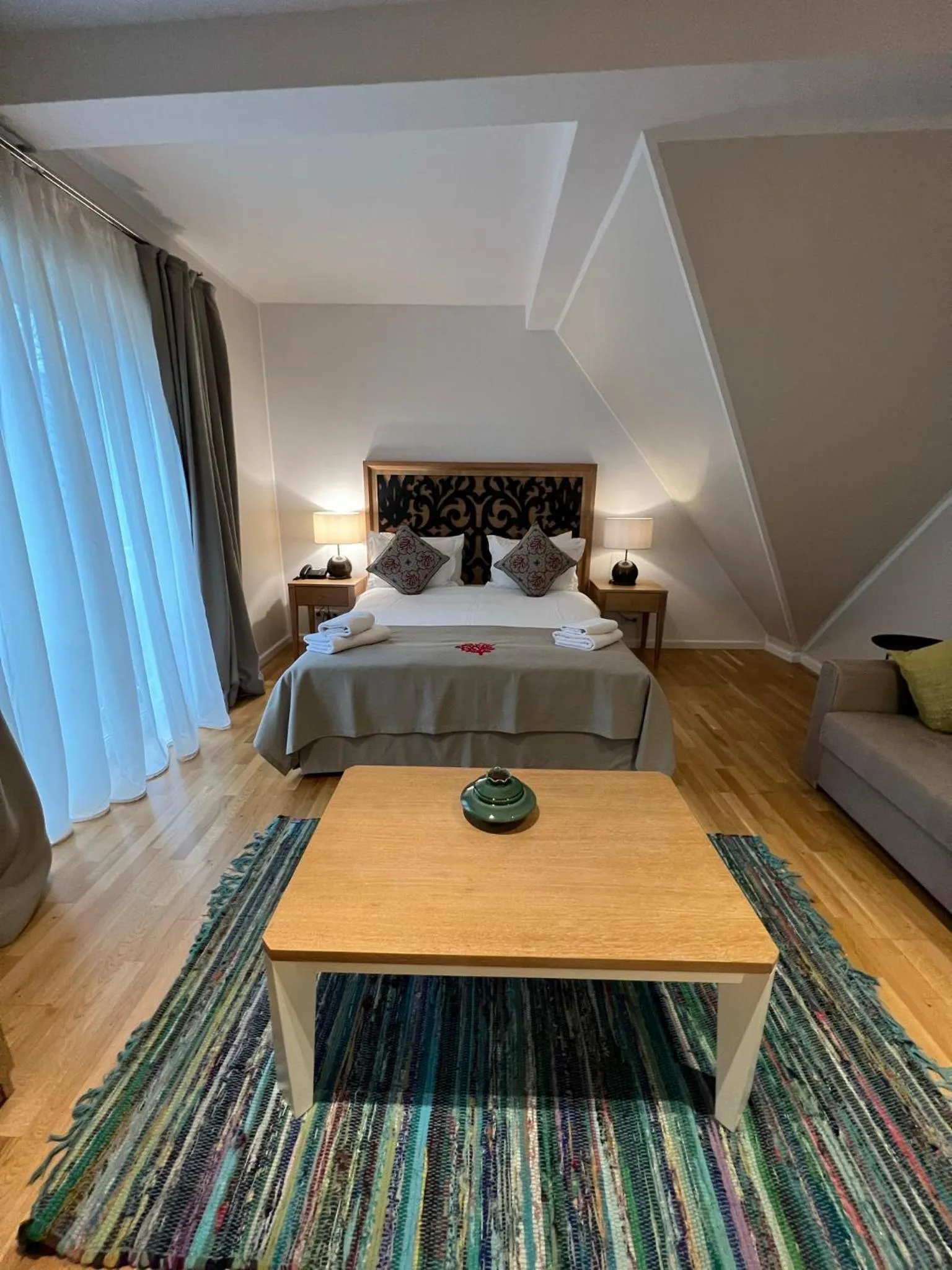 Bed in Hotel Altes Fährhaus