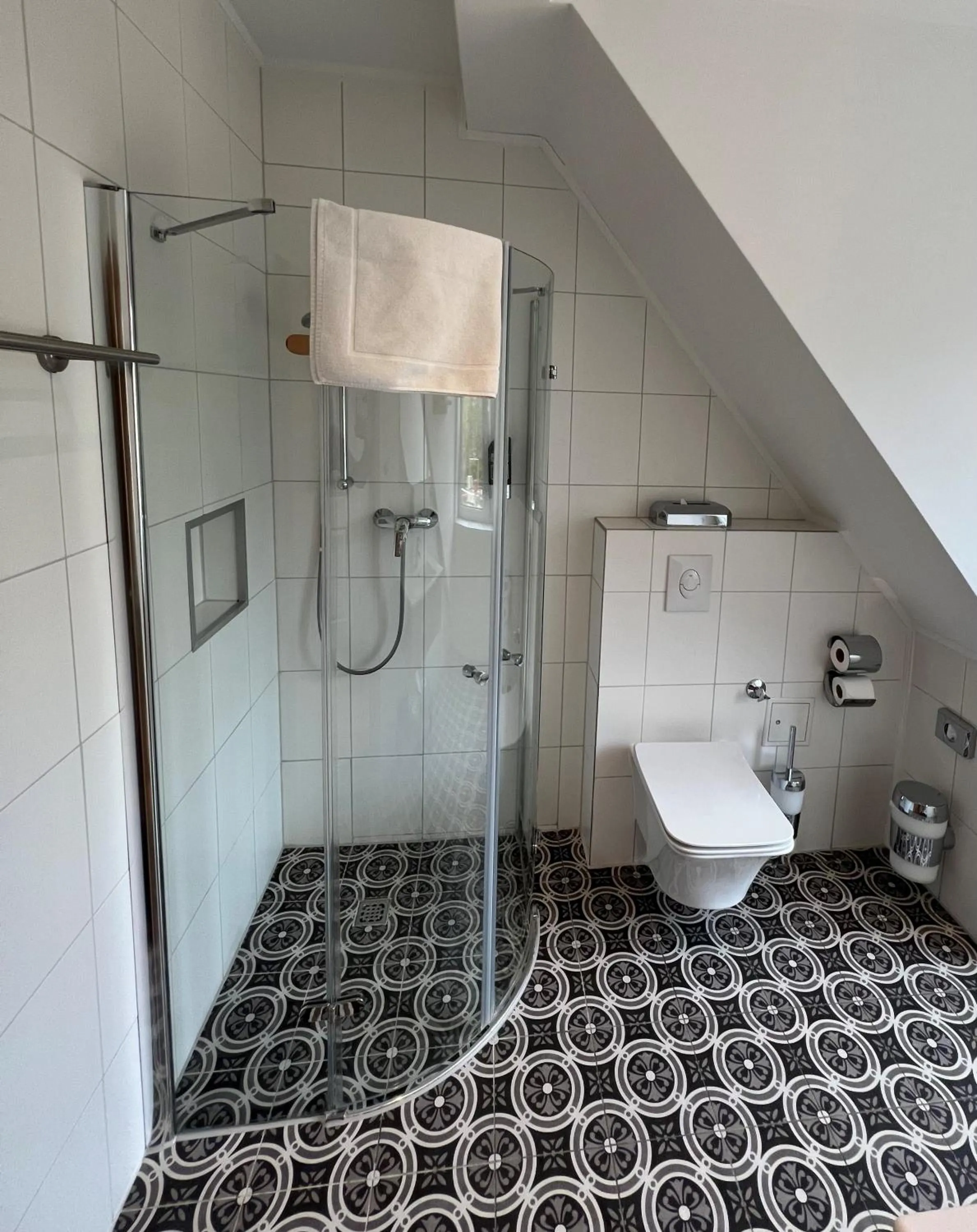 Shower in Hotel Altes Fährhaus