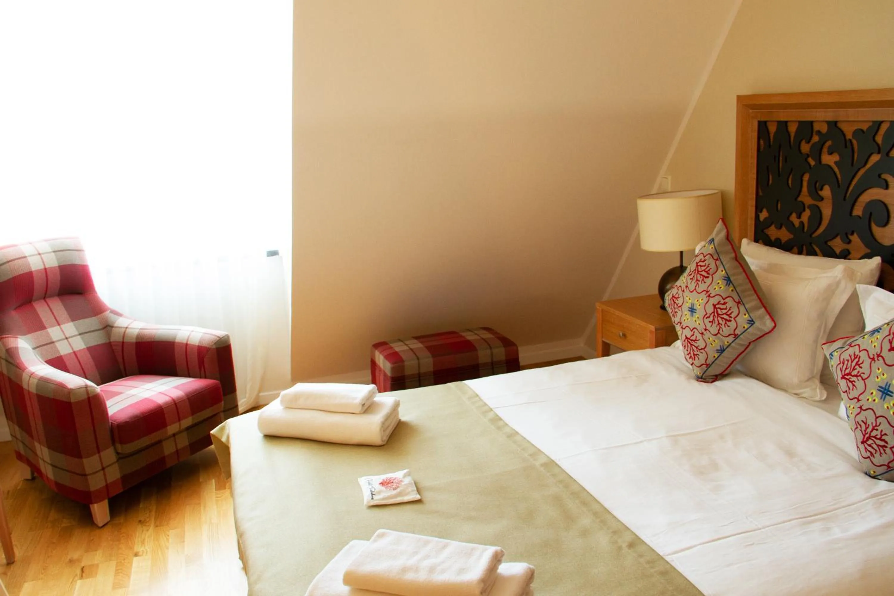 Bed in Hotel Altes Fährhaus