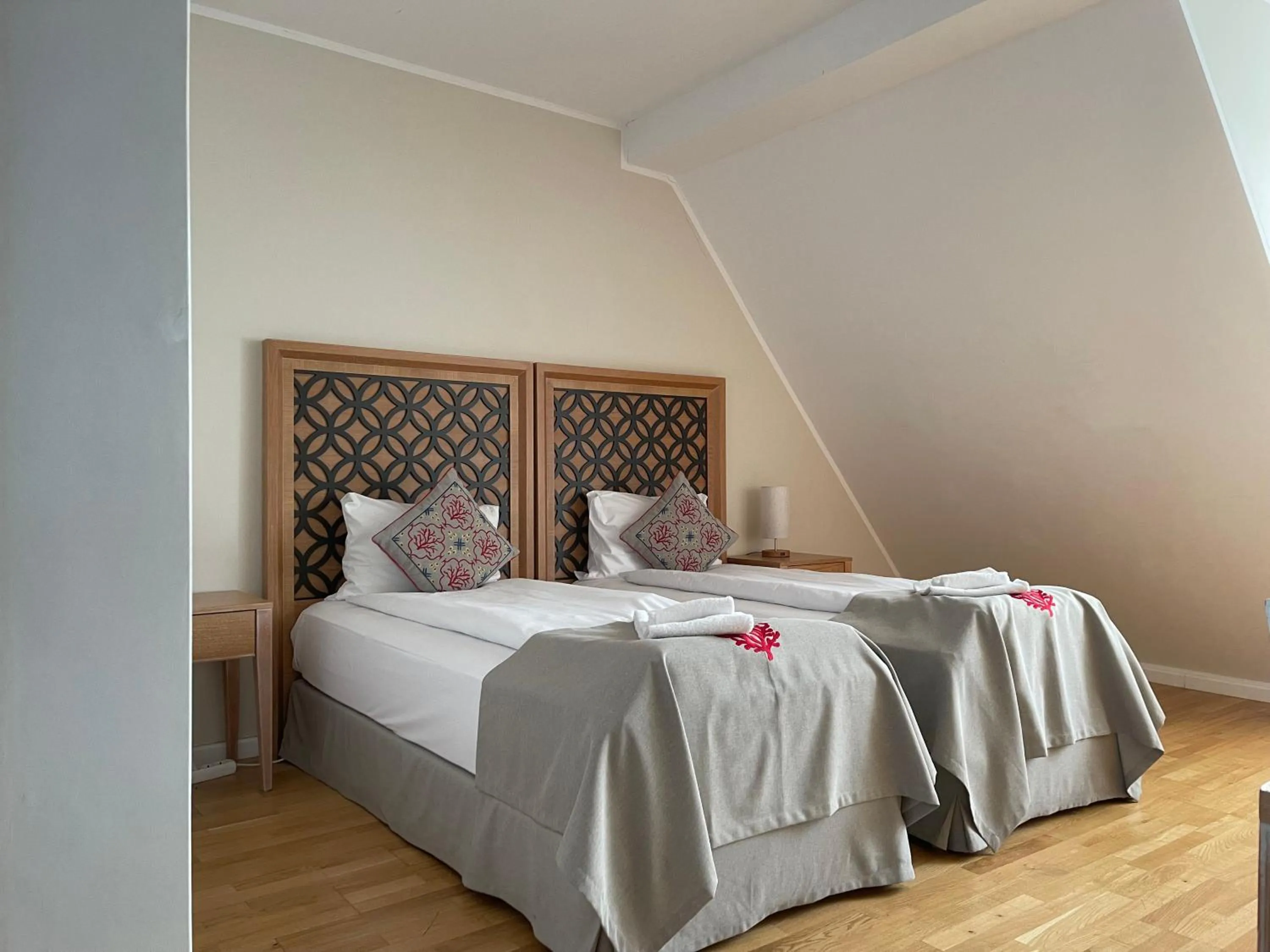 Bed in Hotel Altes Fährhaus