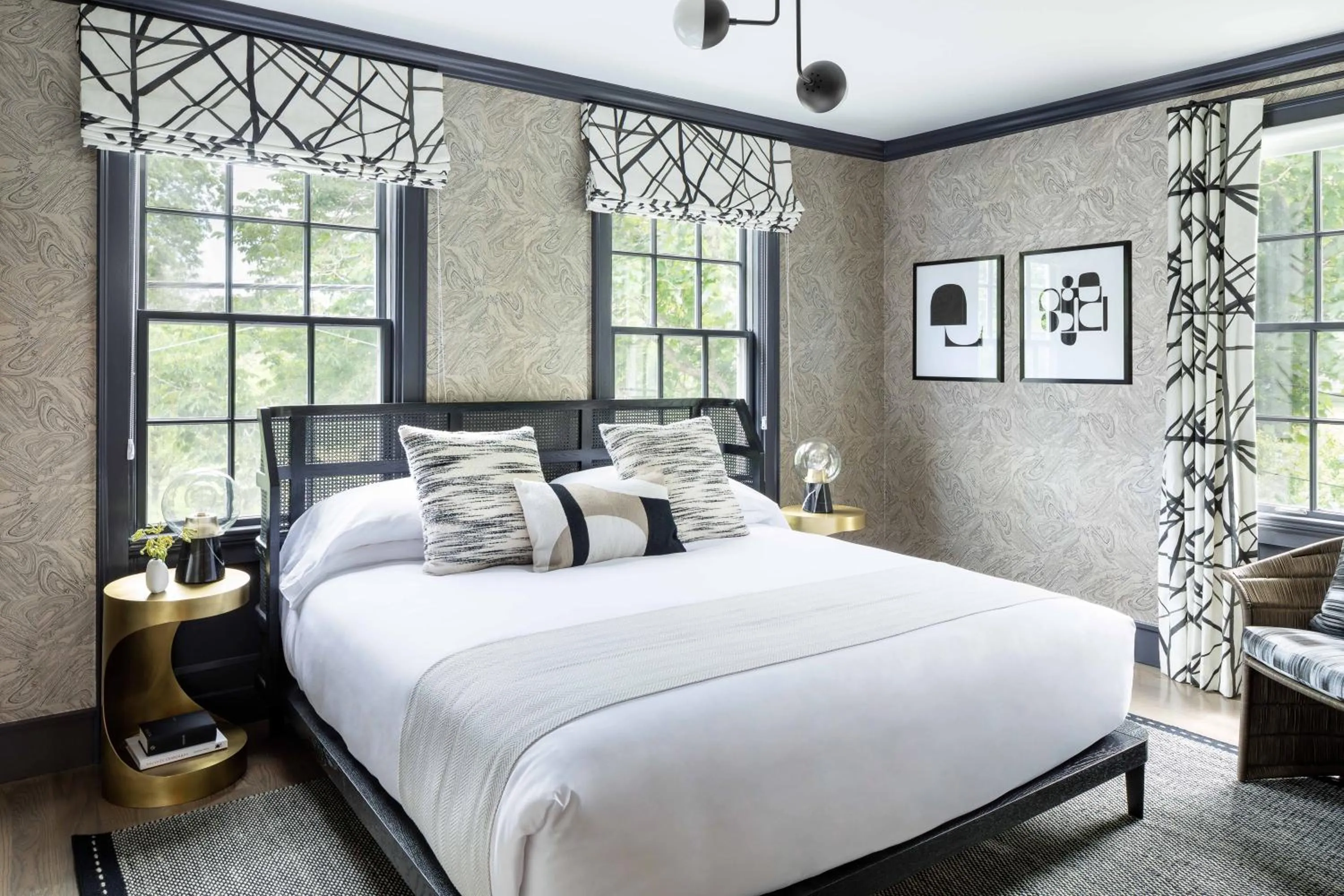 Bed in The Richard, The Edgartown Collection