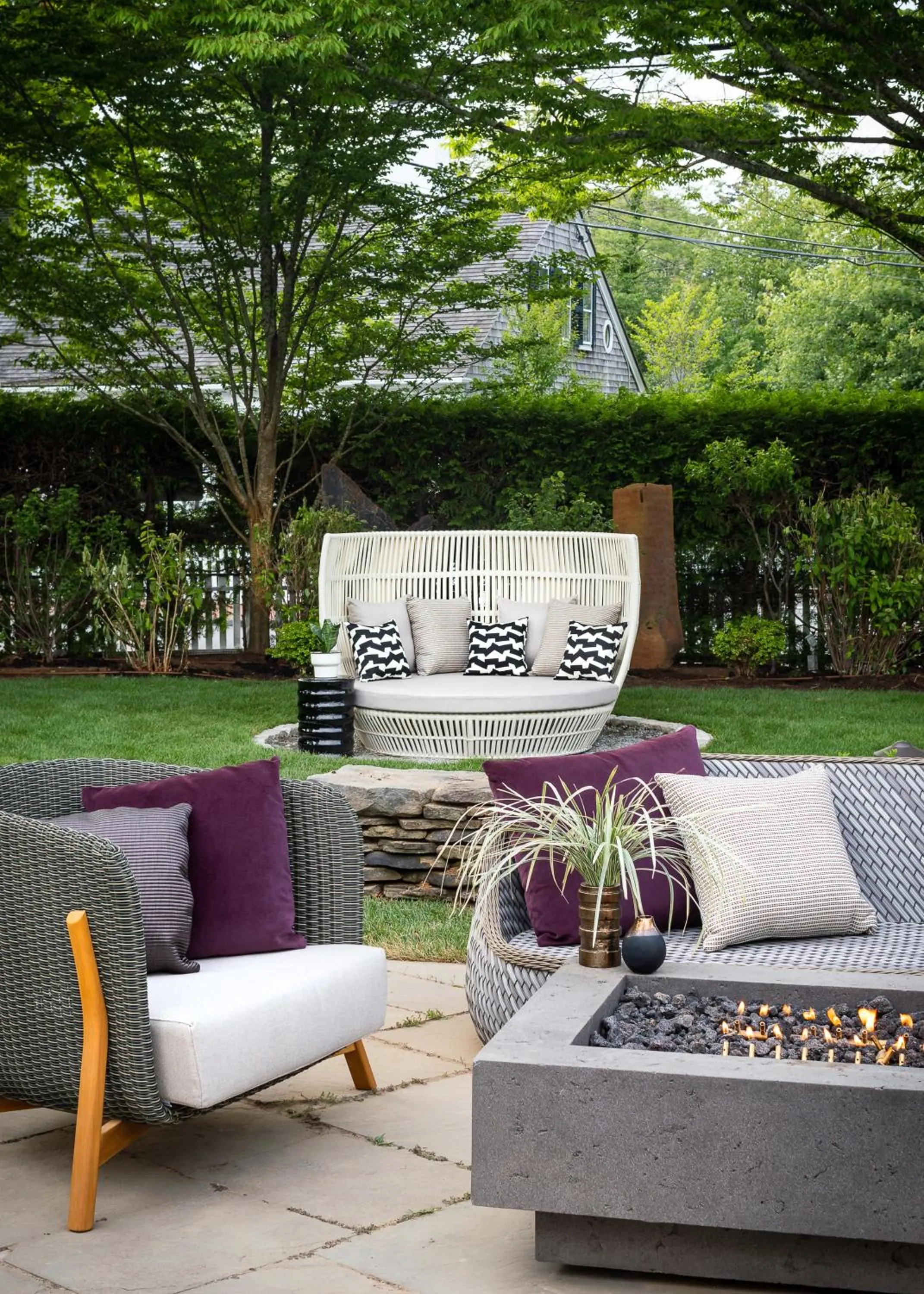 Patio in The Richard, The Edgartown Collection