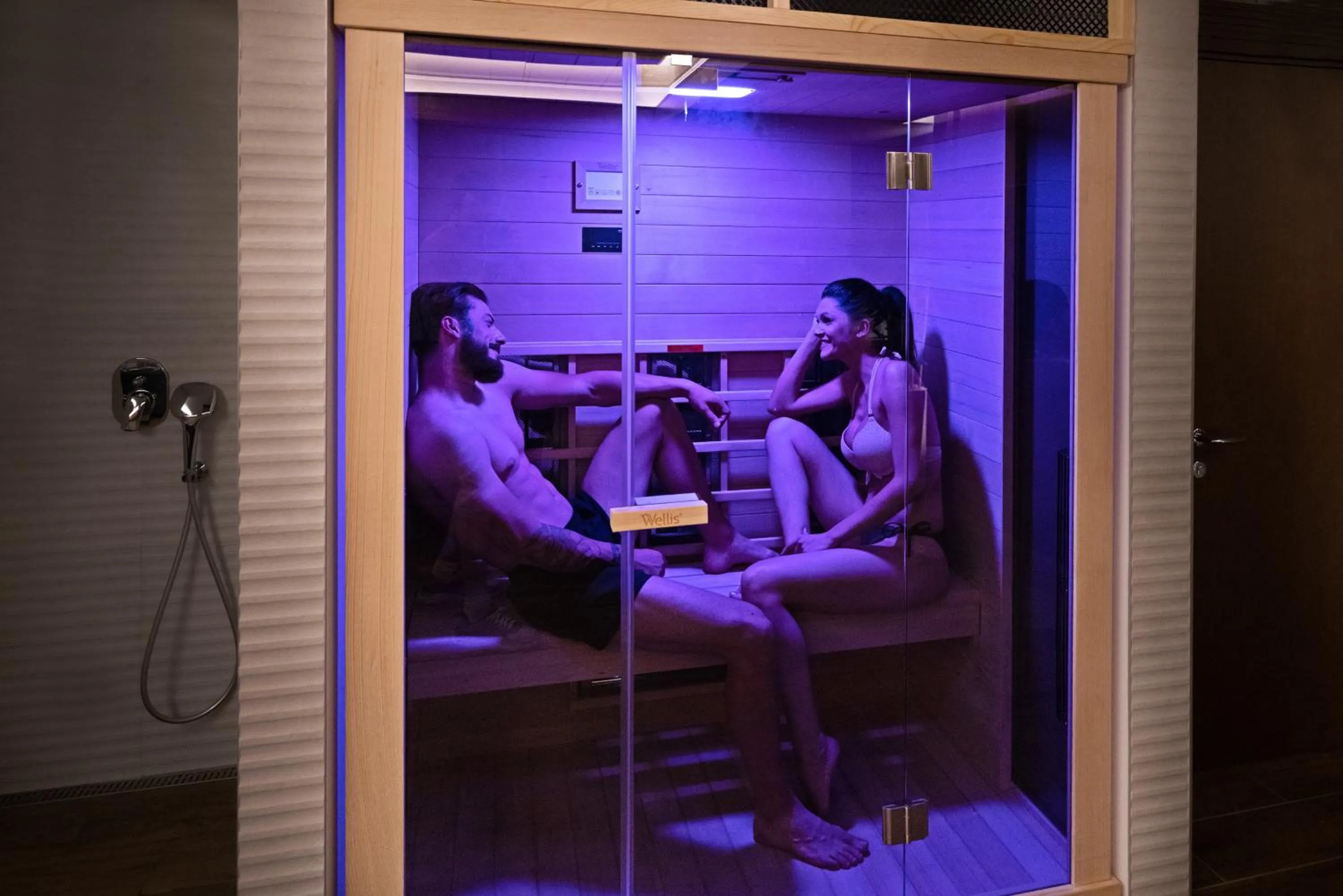 Sauna in Sky Hotel