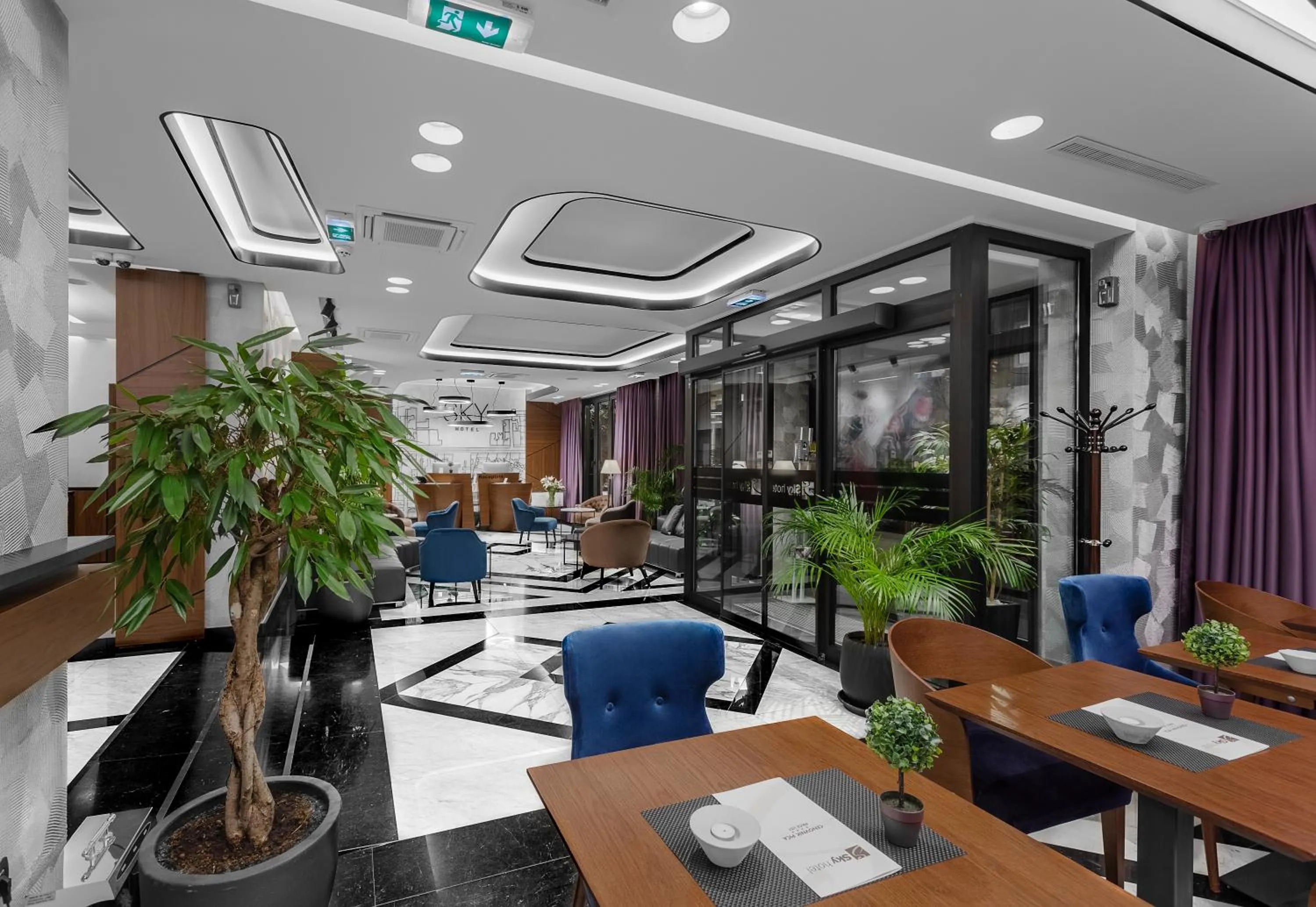Lobby or reception in Sky Hotel