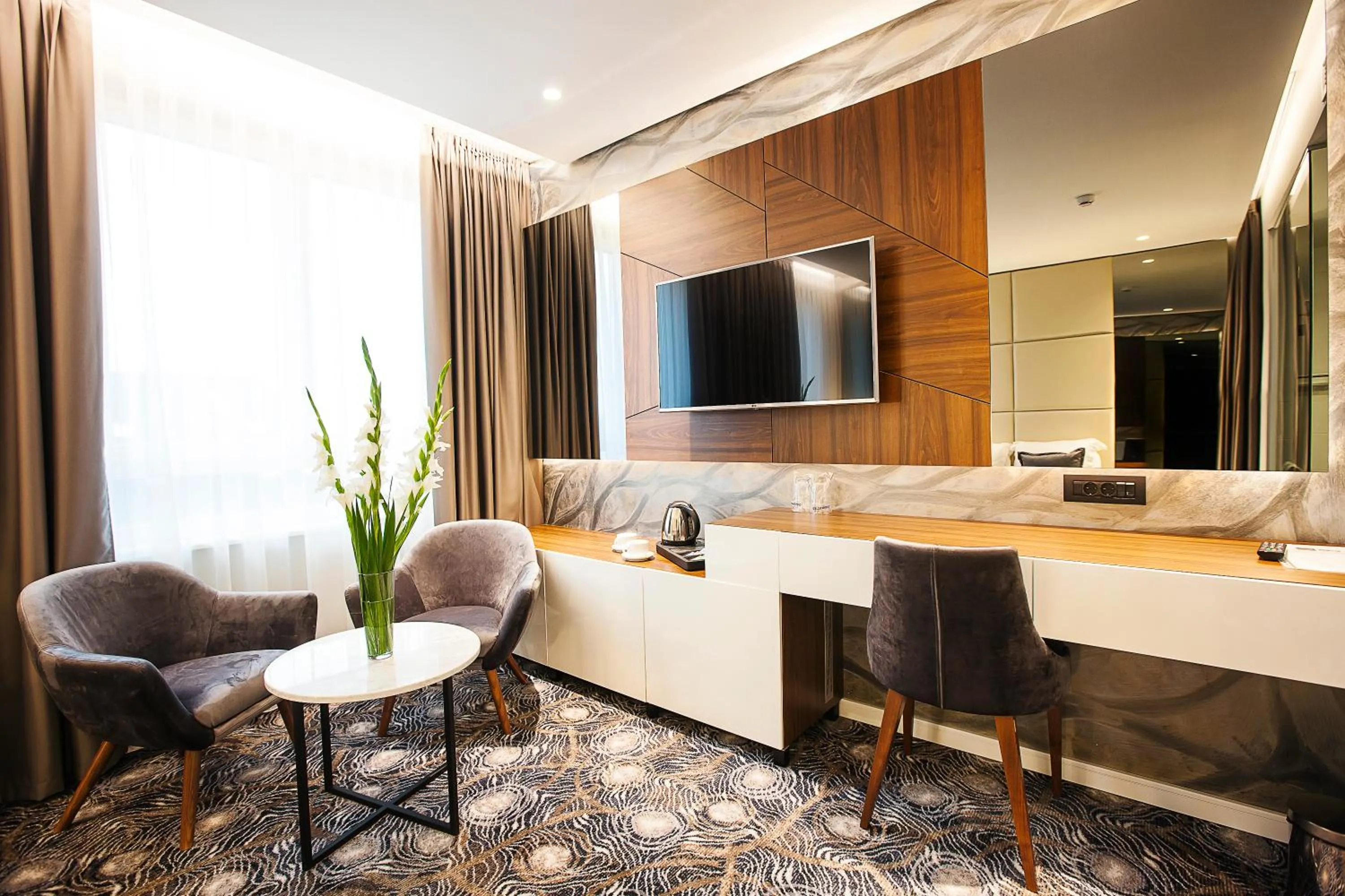 Coffee/tea facilities in Sky Hotel