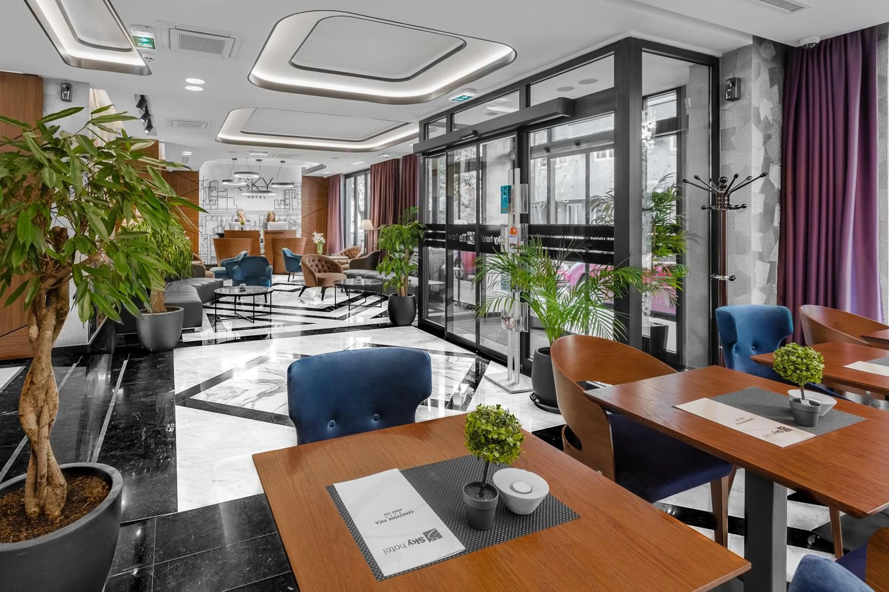 Lobby or reception in Sky Hotel