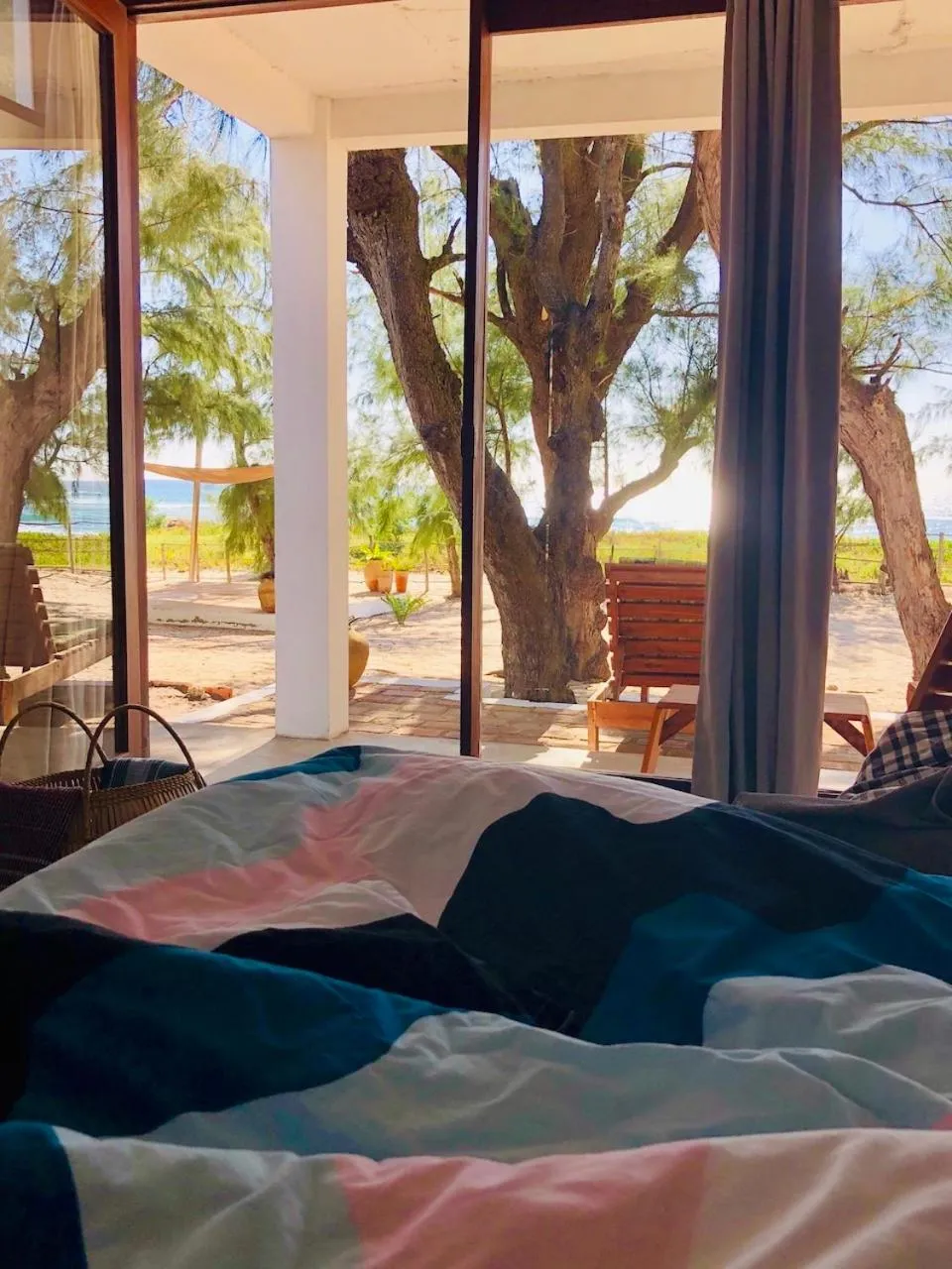 Photo of the whole room, Bed in Liquid Dive Adventures