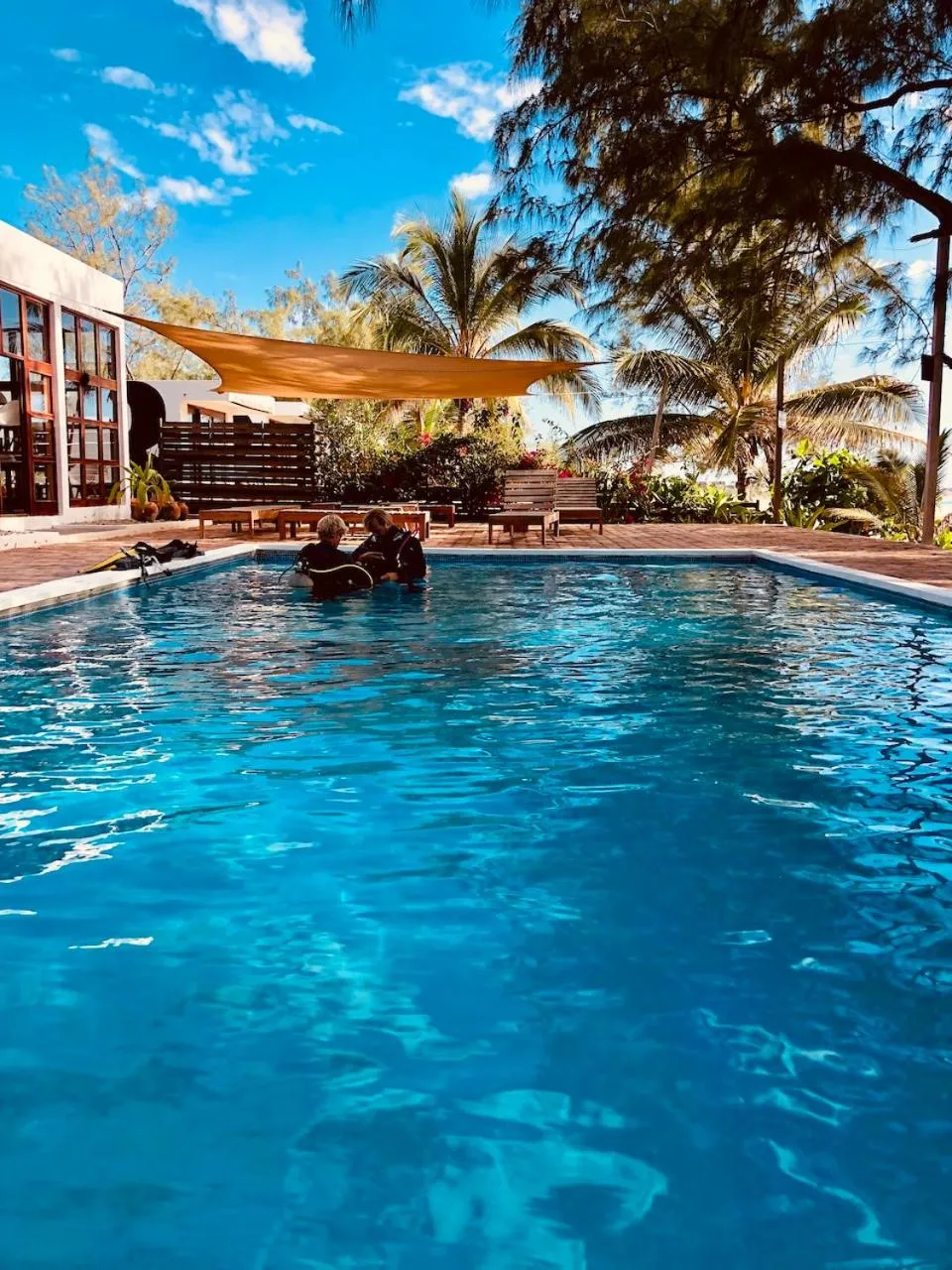 Swimming pool in Liquid Dive Adventures