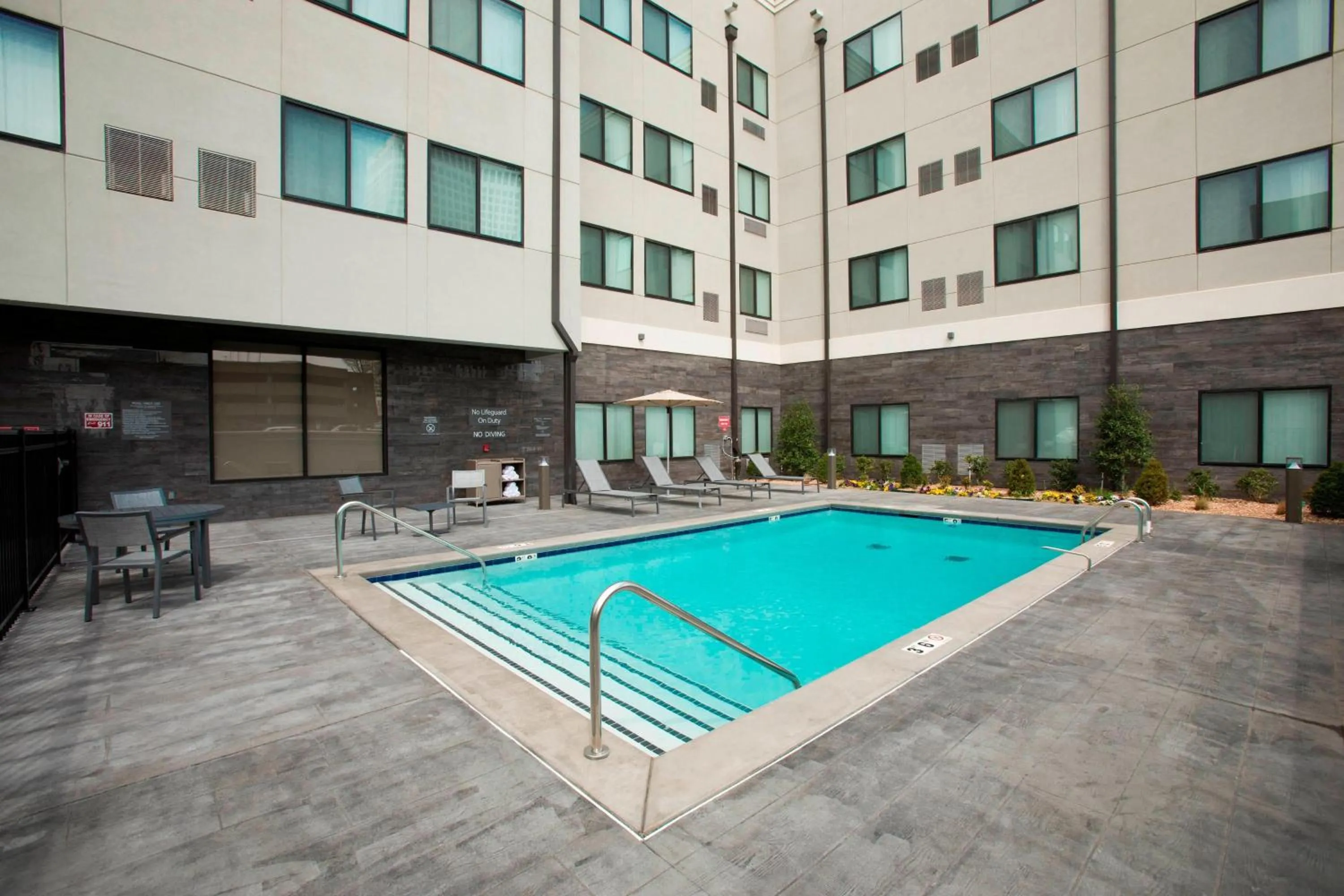 Swimming pool in Residence Inn by Marriott Tulsa Downtown