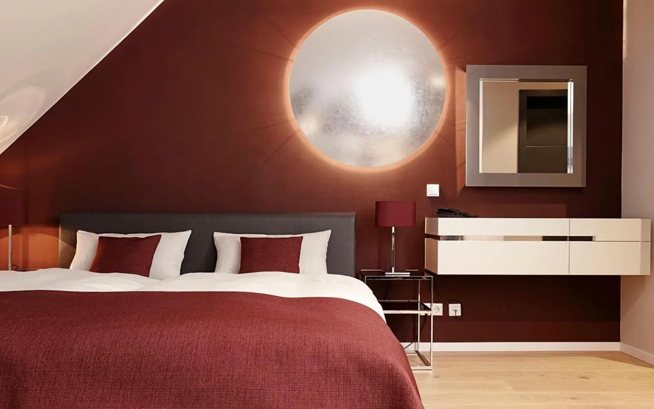 Bed in Patentkrug Design Hotel