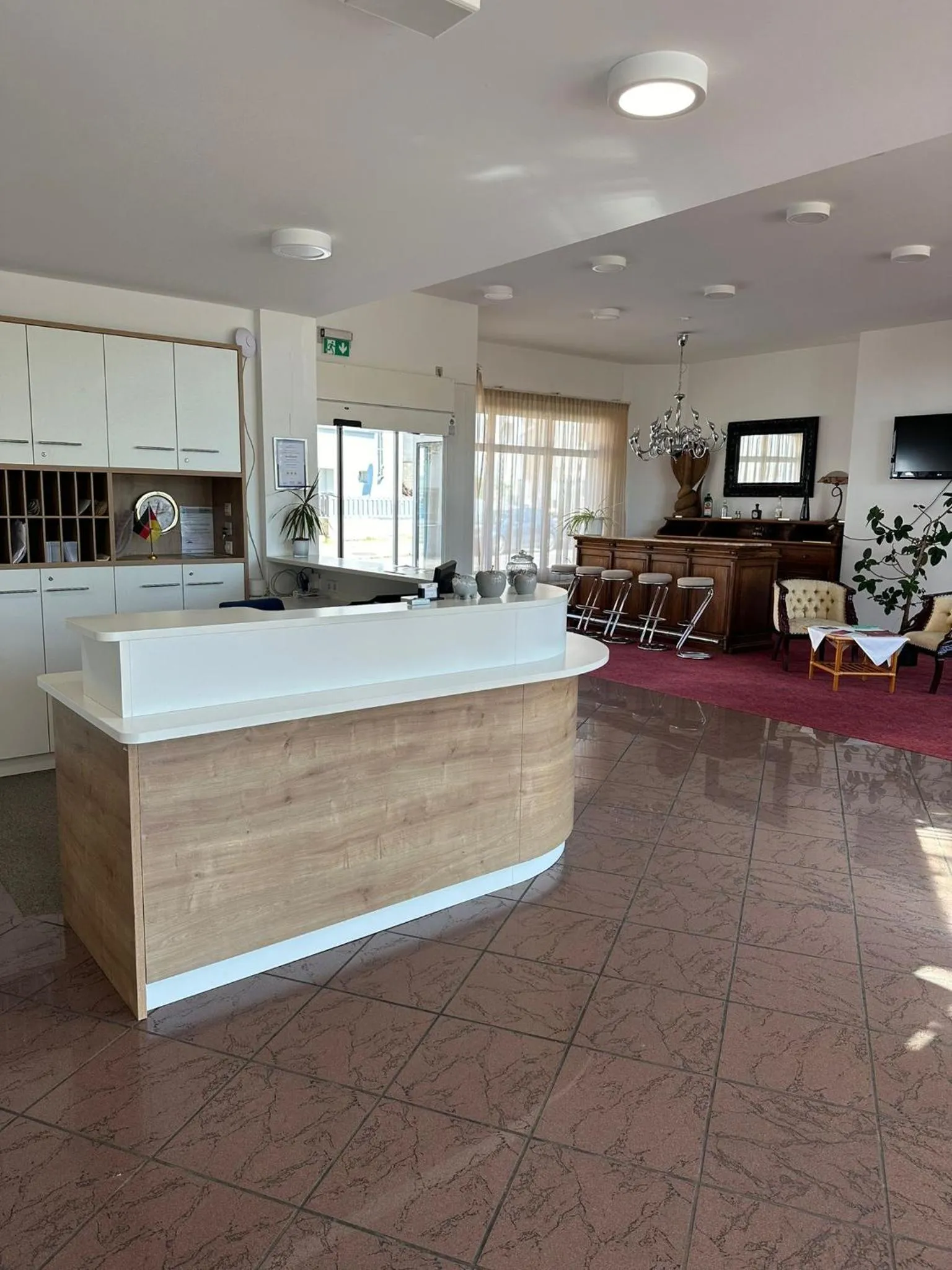 Lobby or reception in Hotel Aichtaler Hof