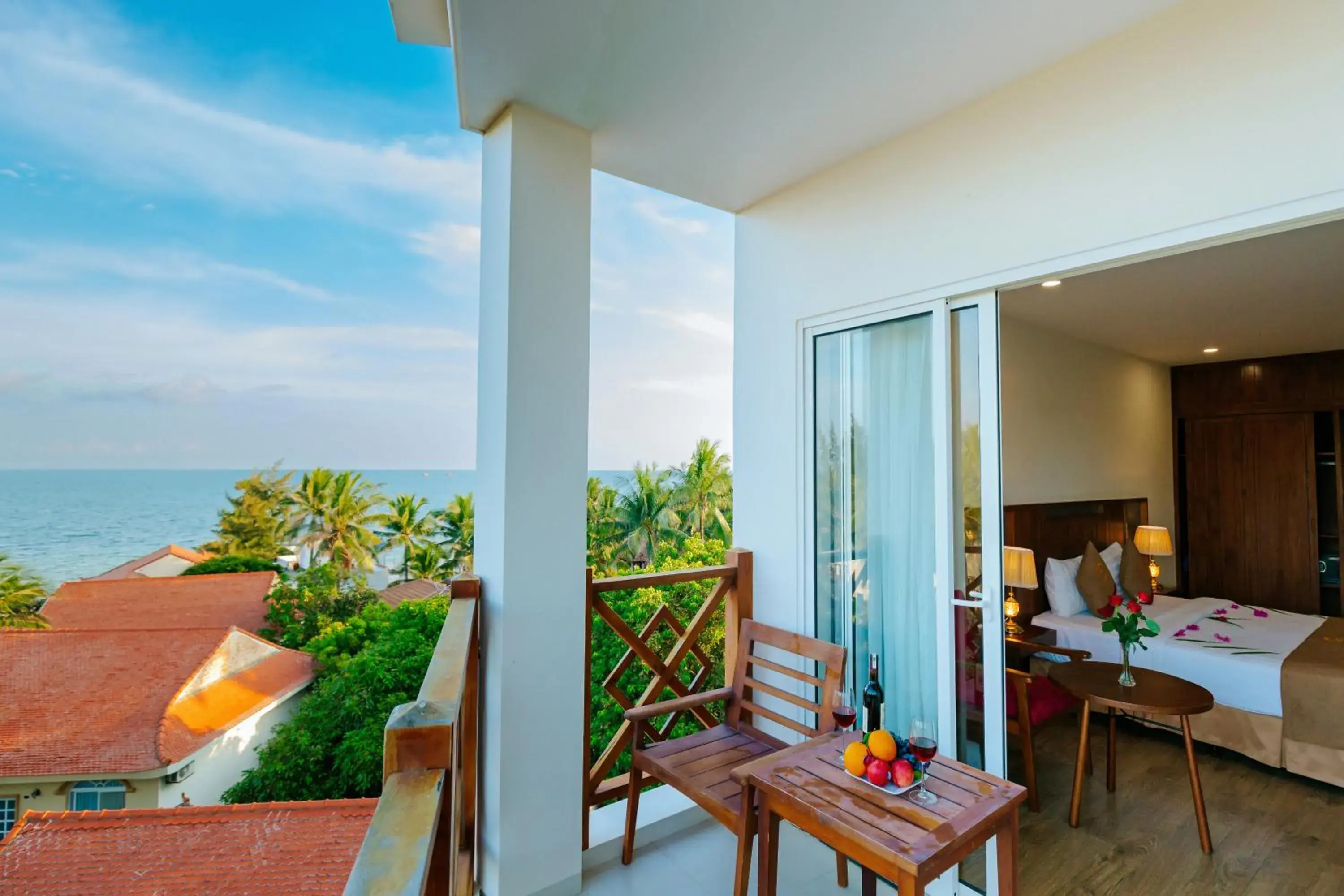 Deluxe Double or Twin Room with Sea View in Le Aqua Resort & Spa Phan Thiet - Swiss Village Resort & Spa Deluxe Double or Twin Room with Sea View in Le Aqua Resort & Spa Phan Thiet - Swiss Village Resort & Spa