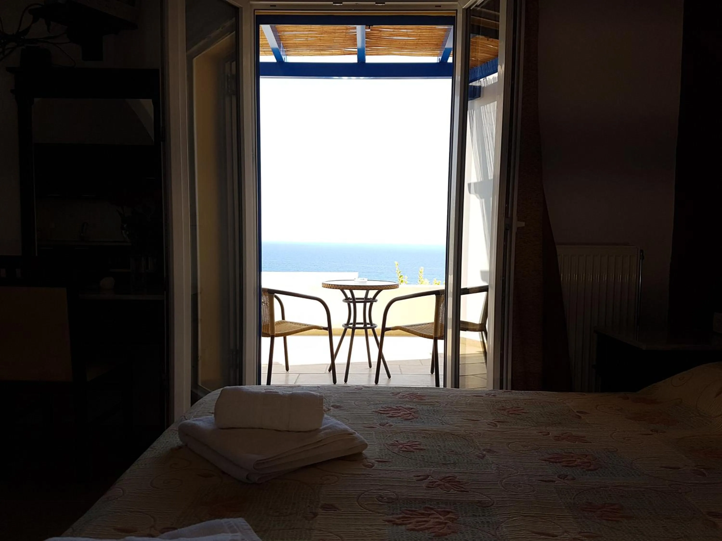 Balcony/Terrace, Bed in Stella's Houses