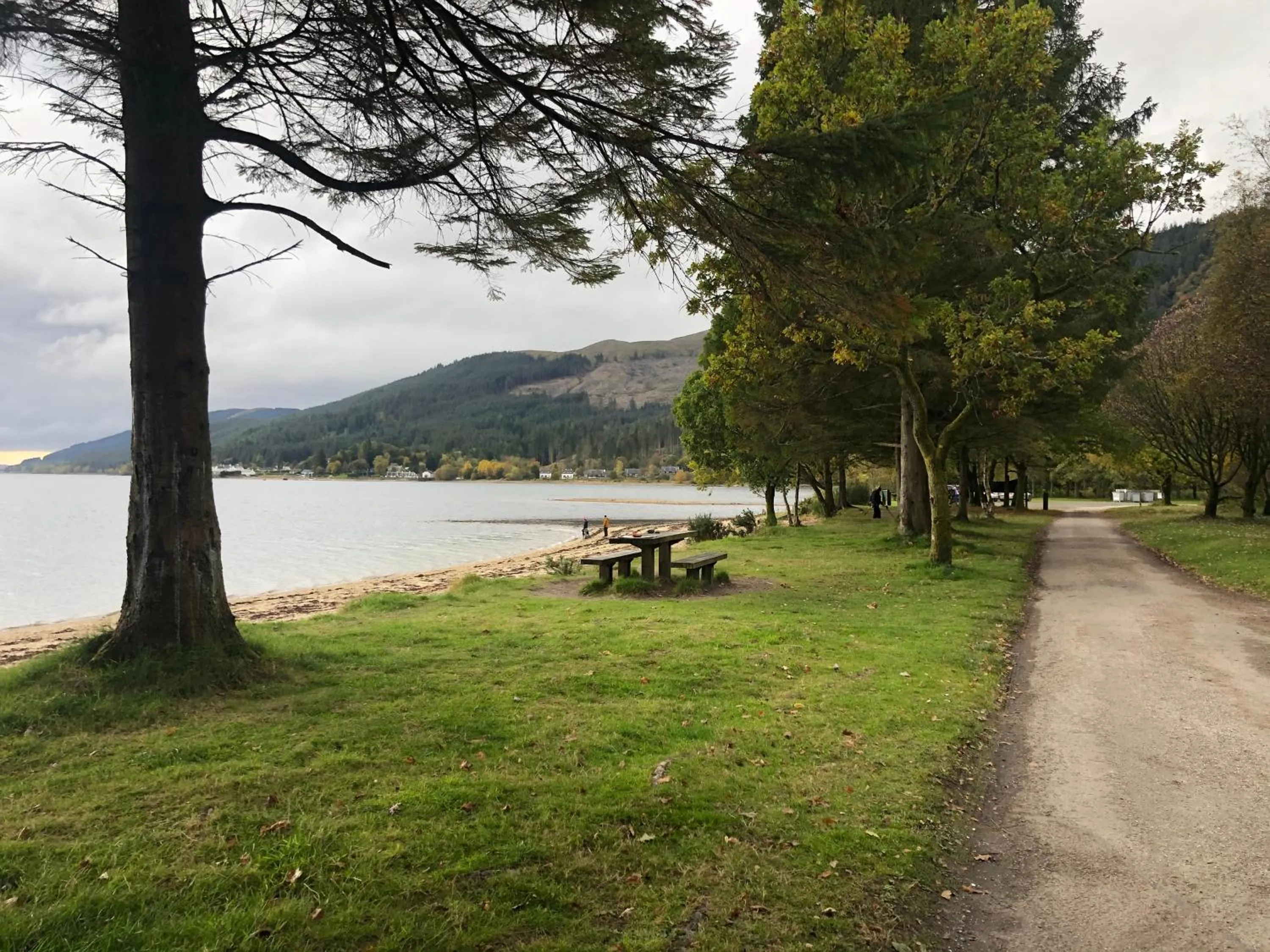 Beach in The Wee Ludging Cottage, Rashfield, by Dunoon