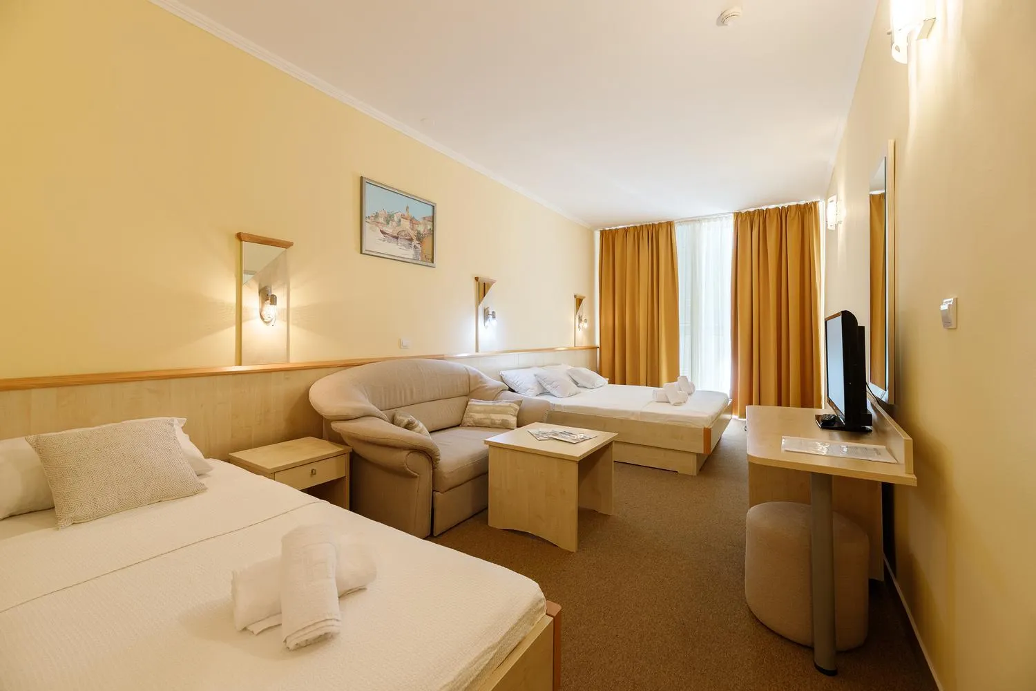 Bed in Family Hotel Adria - All inclusive